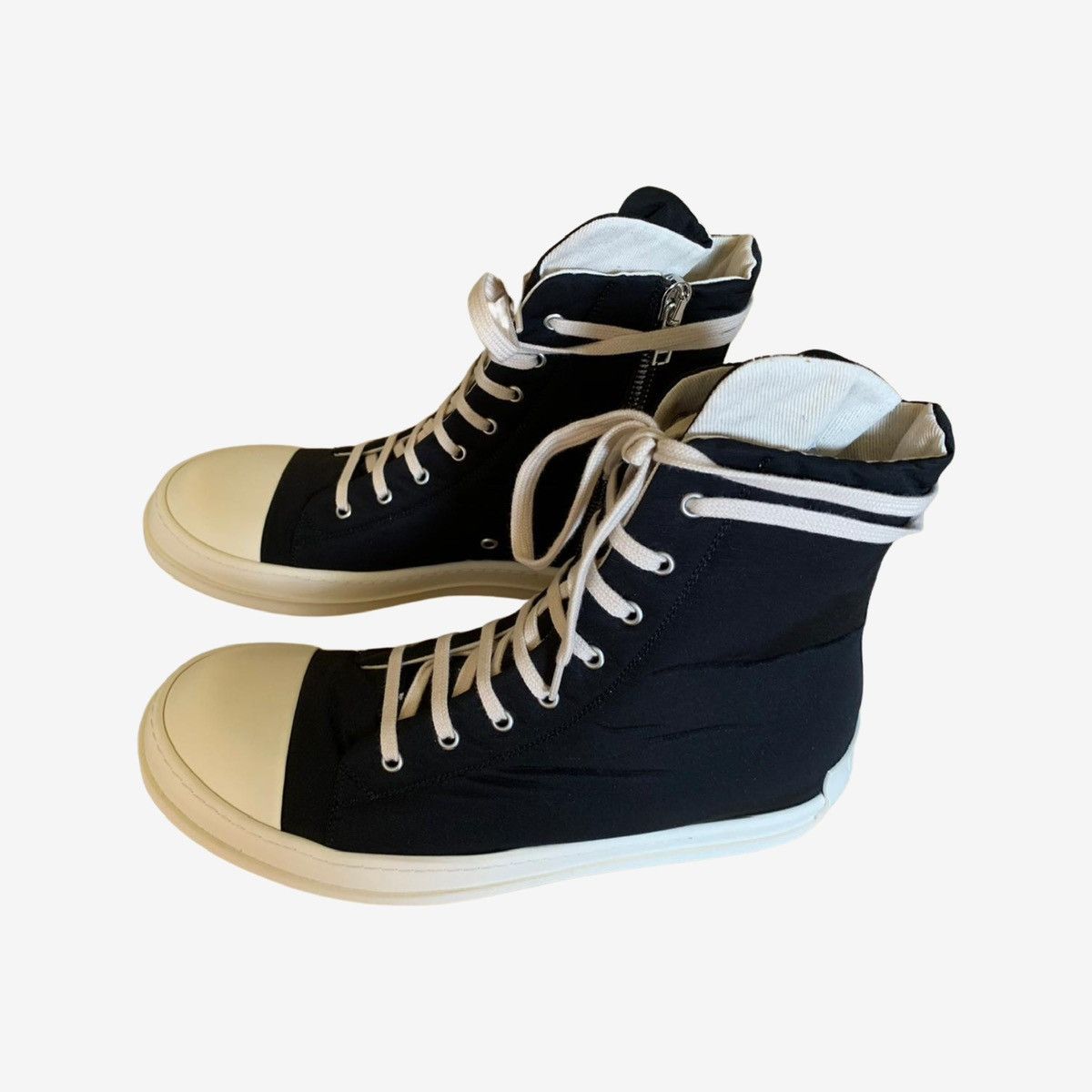 Rick Owens *NEW* Rick Owens Drkshdw Ramones 🌱 Vegan Size US 12 / EU 45 - 5 Thumbnail