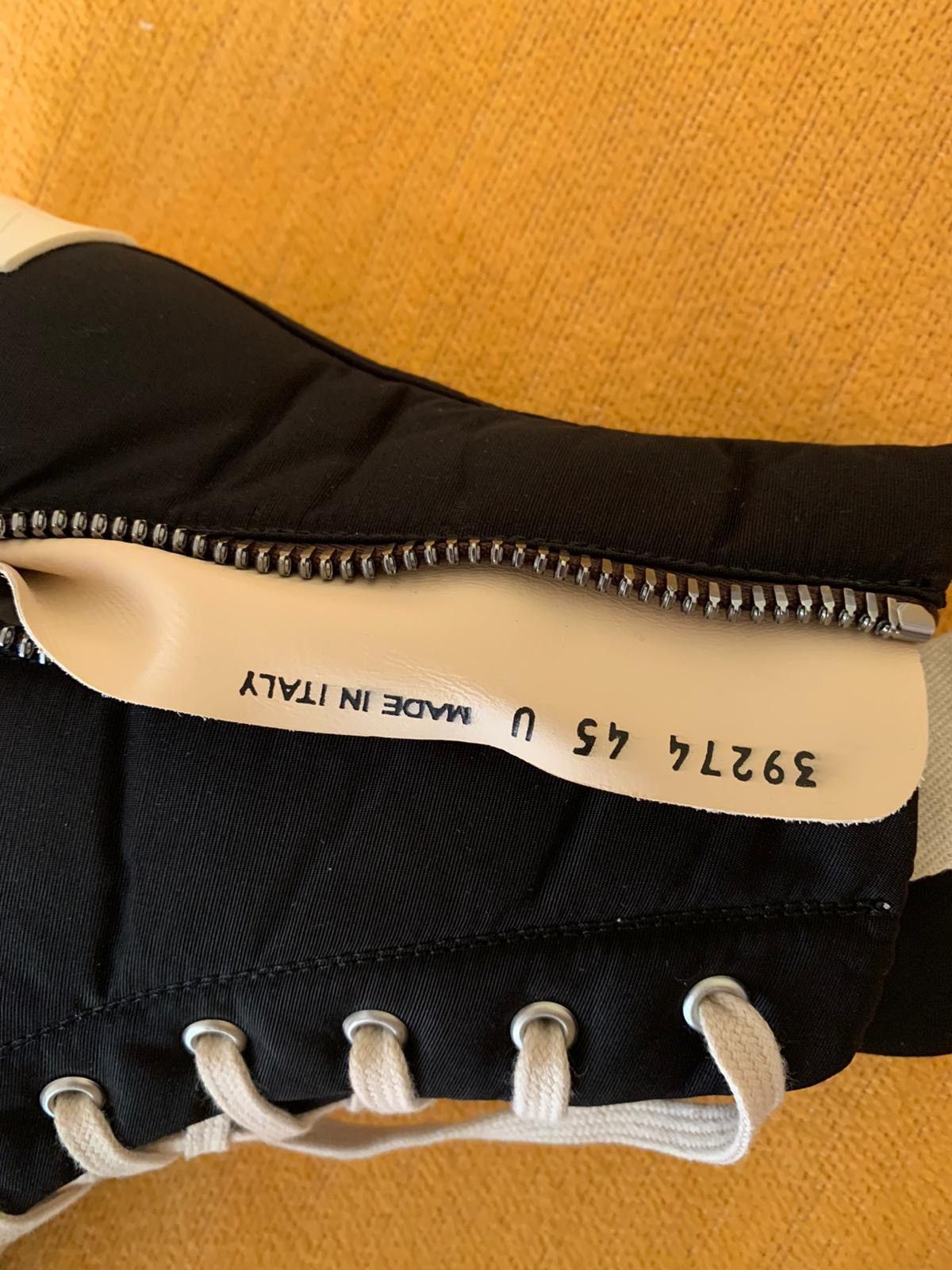 Rick Owens *NEW* Rick Owens Drkshdw Ramones 🌱 Vegan Size US 12 / EU 45 - 8 Thumbnail