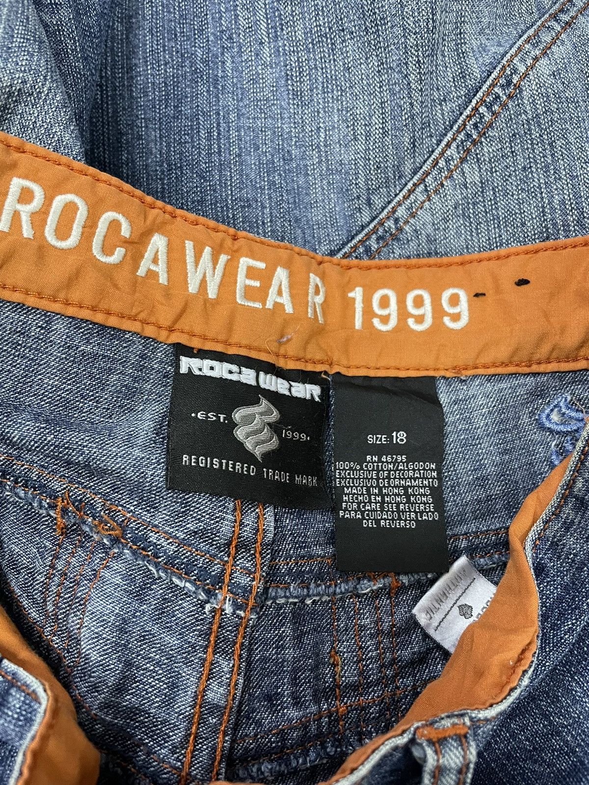 Rocawear Vintage Rocawear Jeans Embroidery Logo Size US 28 / EU 44 - 6 Thumbnail