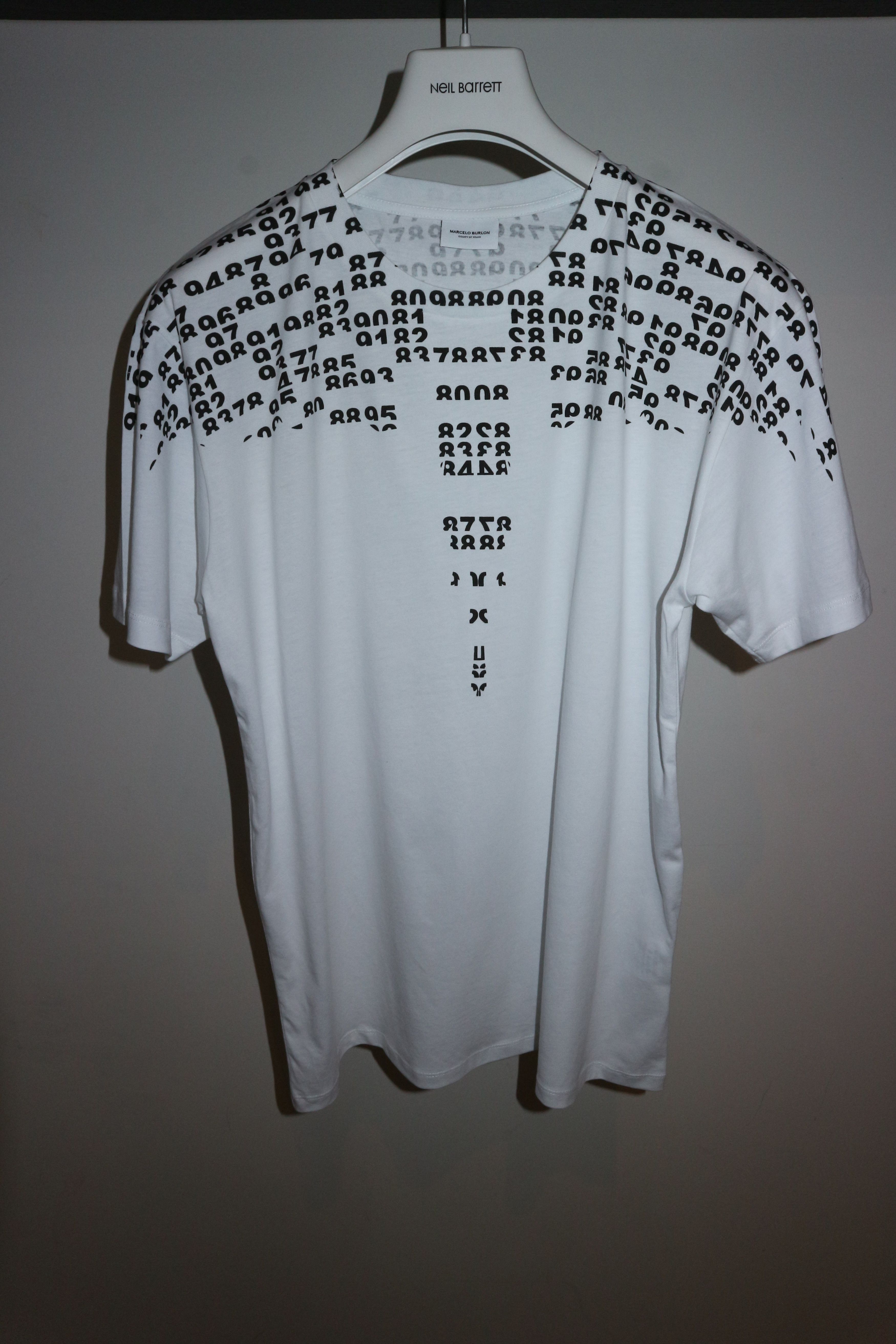 Marcelo Burlon Rey print tshirt Size US S / EU 44-46 / 1 - 1 Thumbnail
