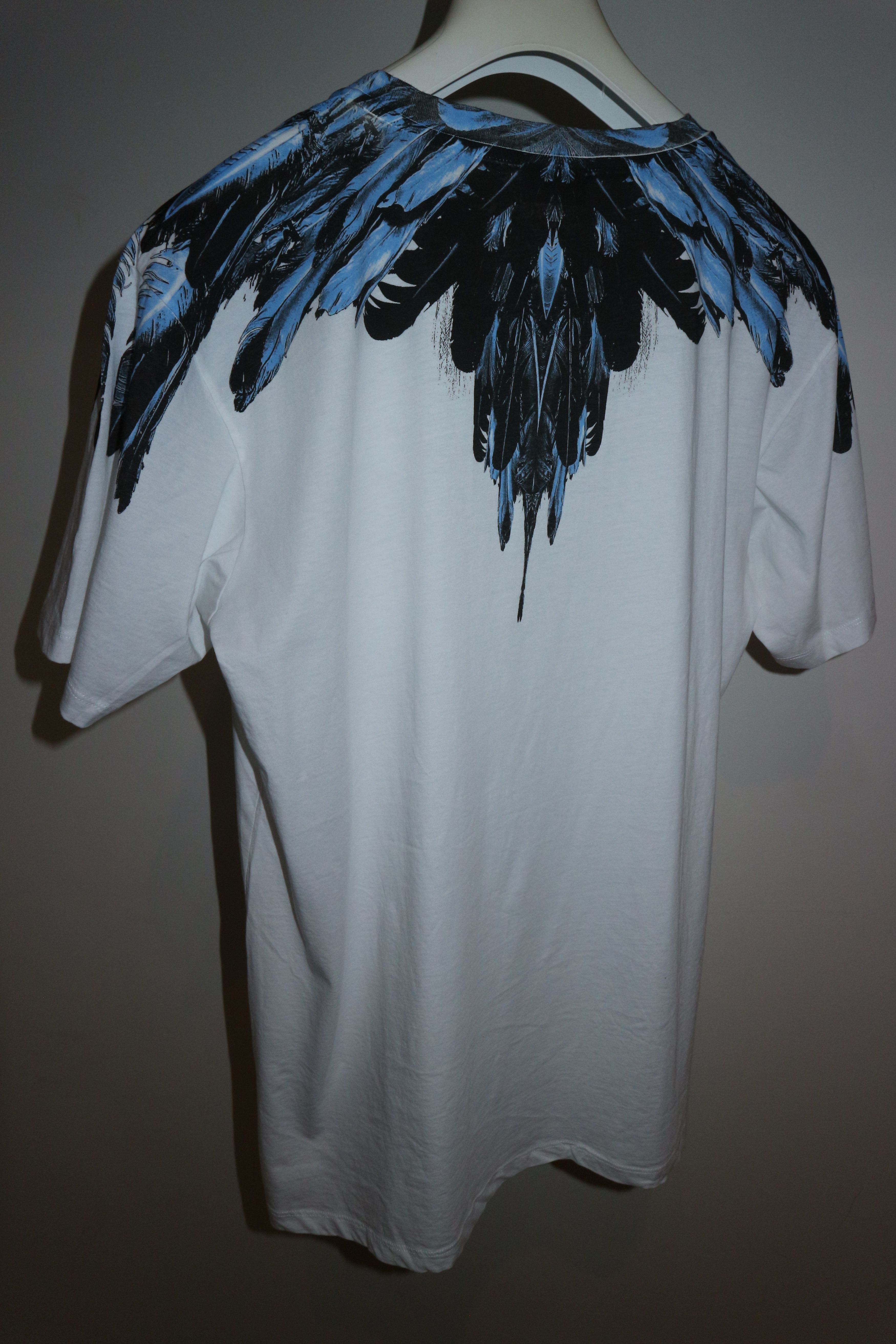 Marcelo Burlon Blue alas print tshirt Size US XXS / EU 40 - 7 Thumbnail