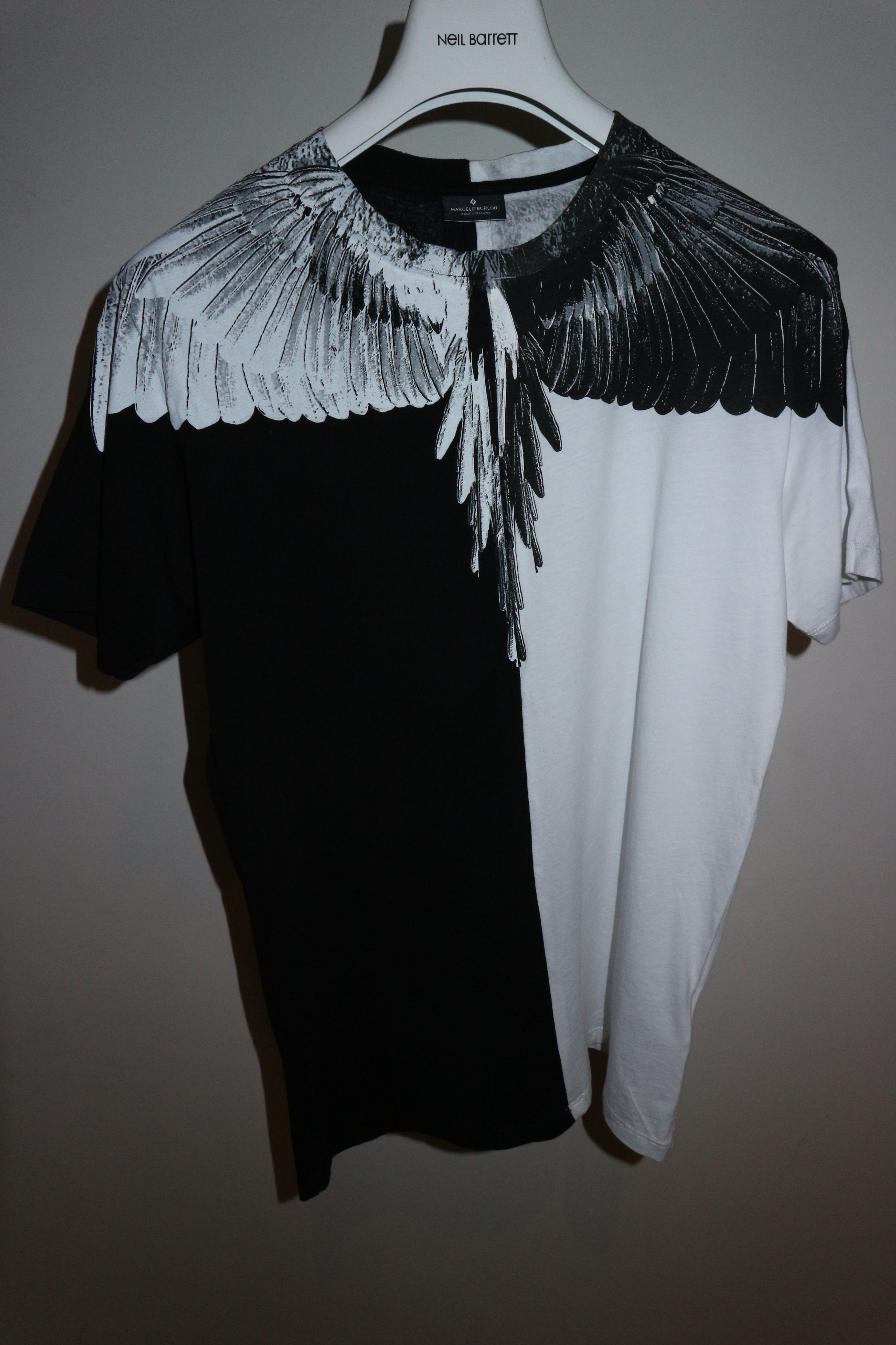 Marcelo Burlon Bicolor Alas print t-shirt Size US XXS / EU 40 - 1 Thumbnail