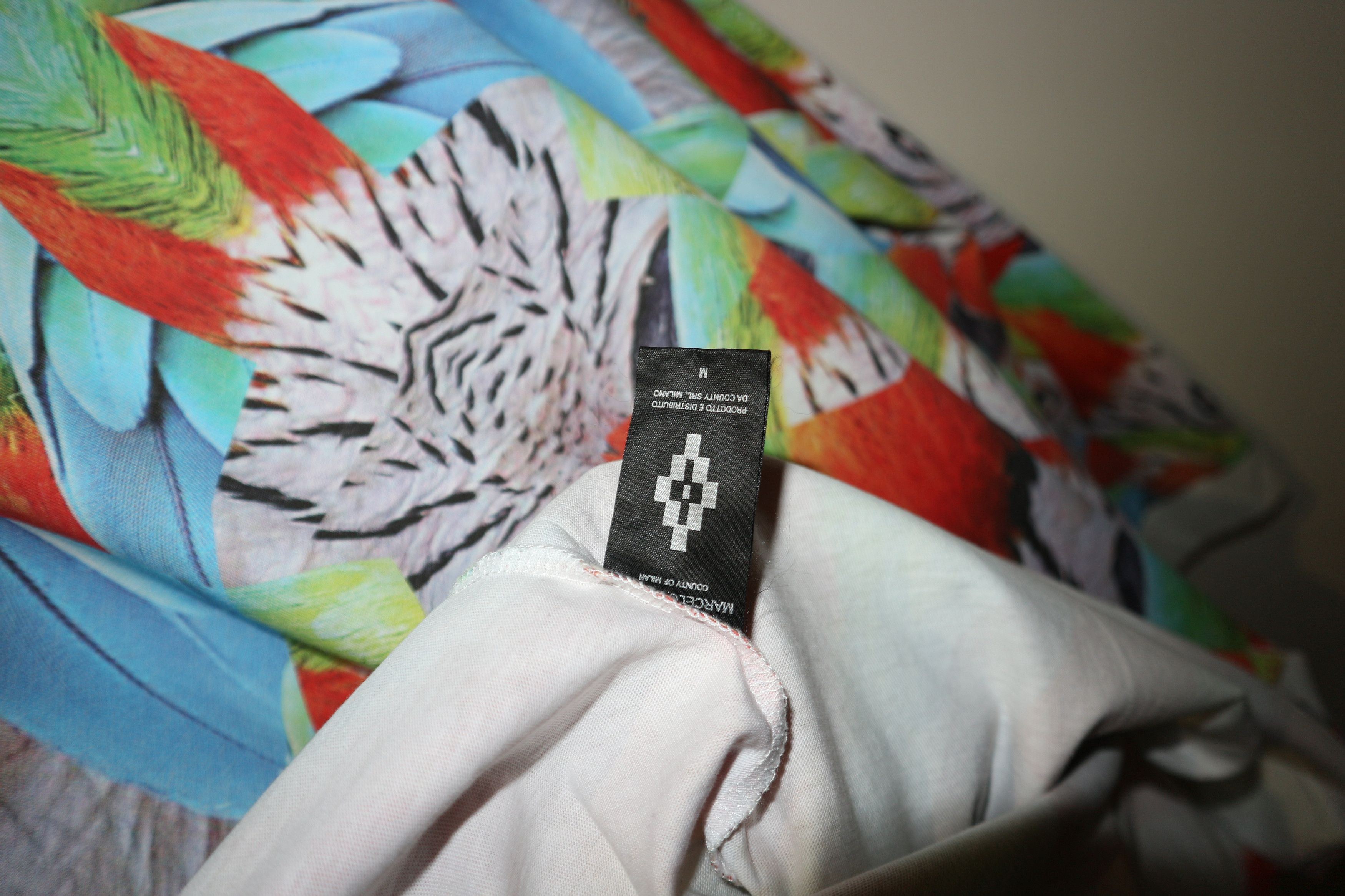 Marcelo Burlon parrot print longsleeve tshirt Size US M / EU 48-50 / 2 - 9 Thumbnail