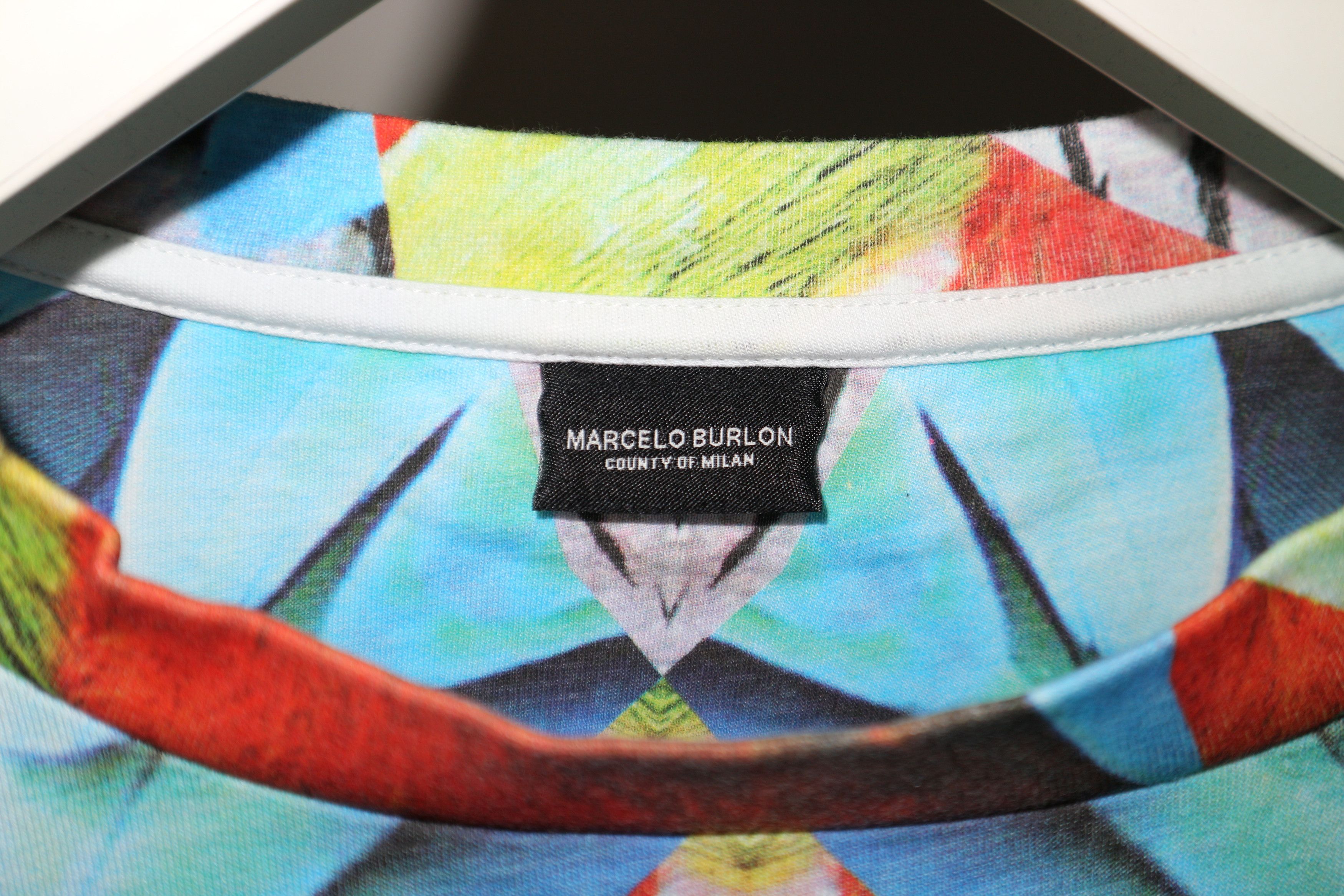 Marcelo Burlon parrot print longsleeve tshirt Size US M / EU 48-50 / 2 - 4 Thumbnail