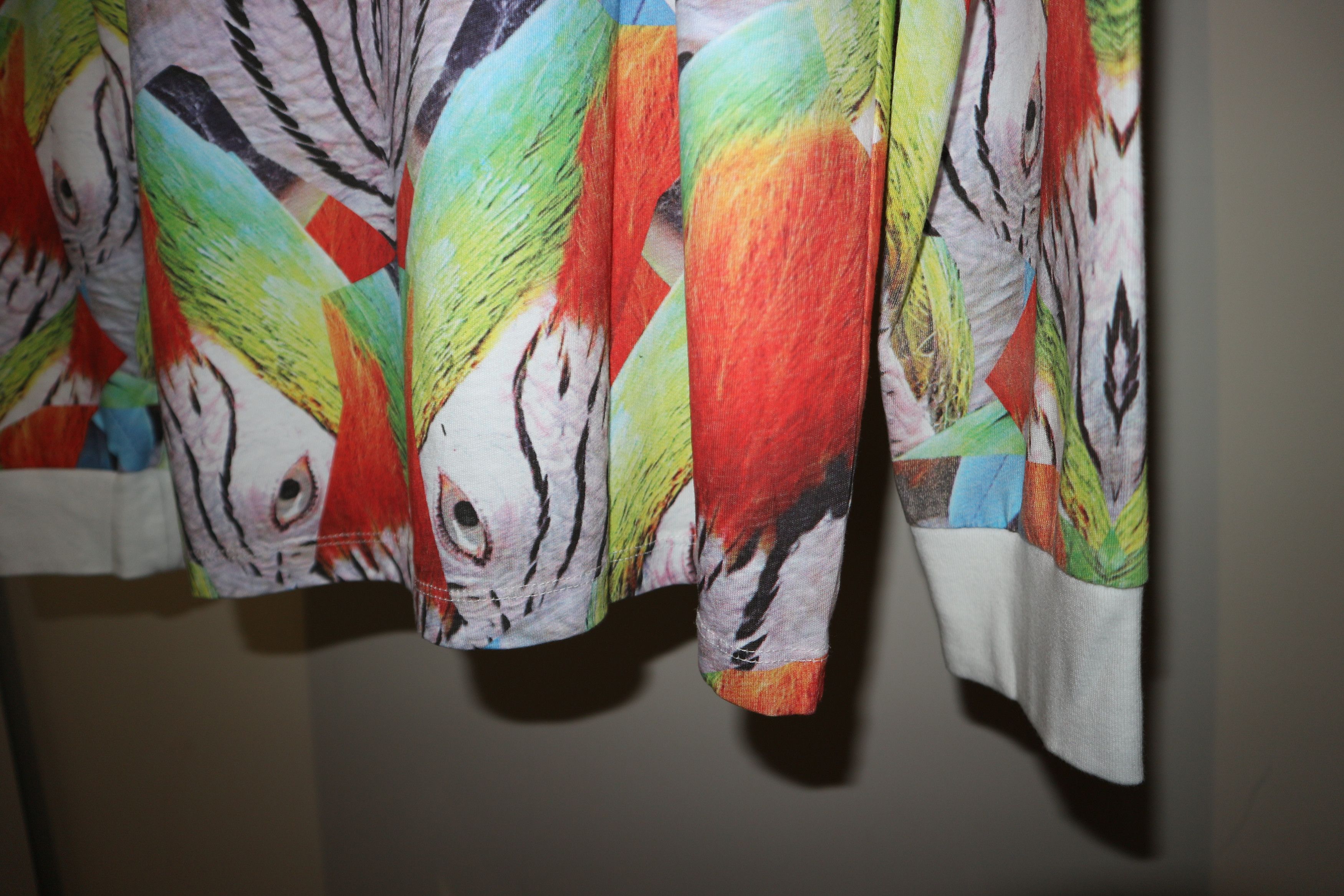 Marcelo Burlon parrot print longsleeve tshirt Size US M / EU 48-50 / 2 - 8 Thumbnail