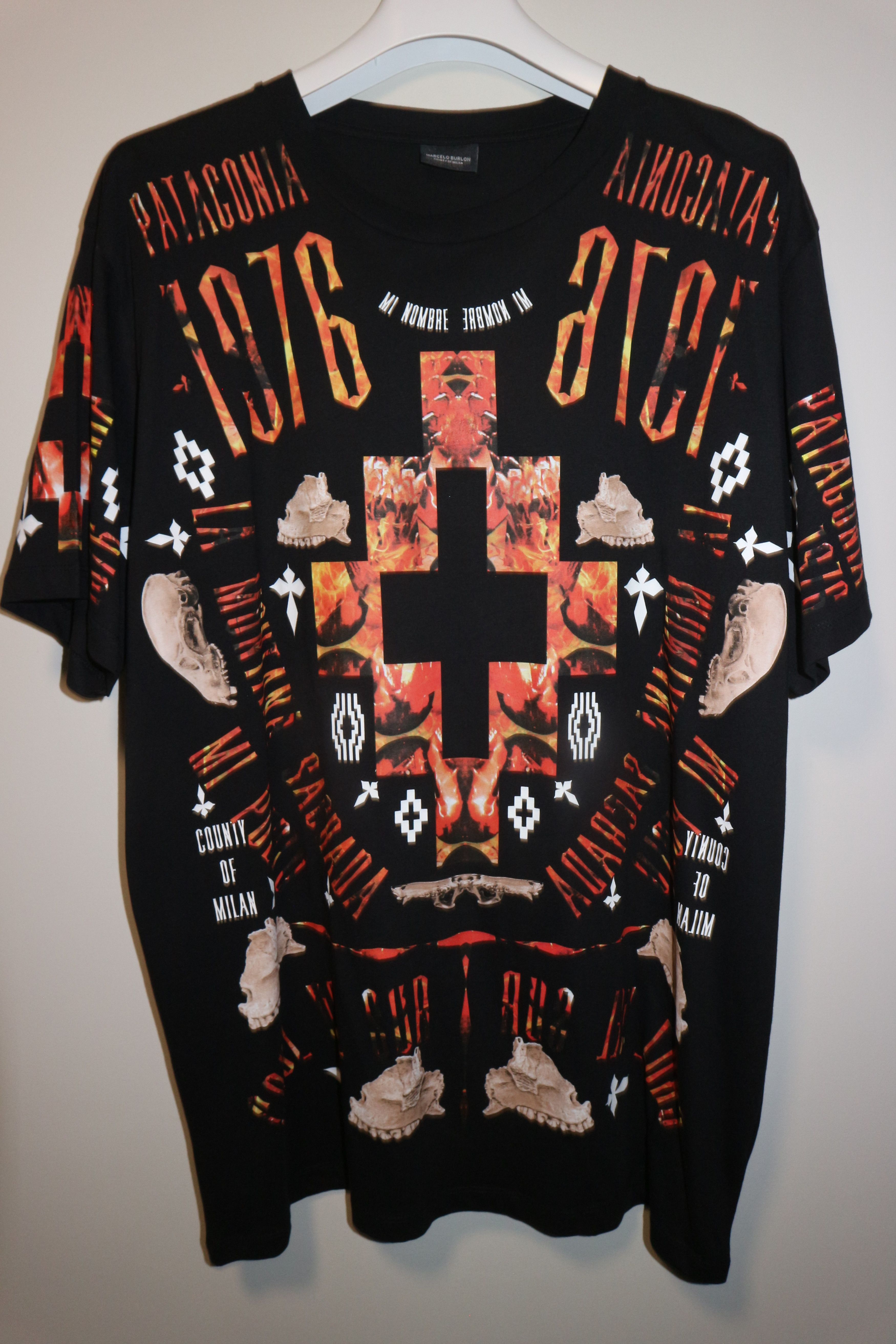 Marcelo Burlon Patagonia cross t-shirt Size US XL / EU 56 / 4 - 3 Thumbnail