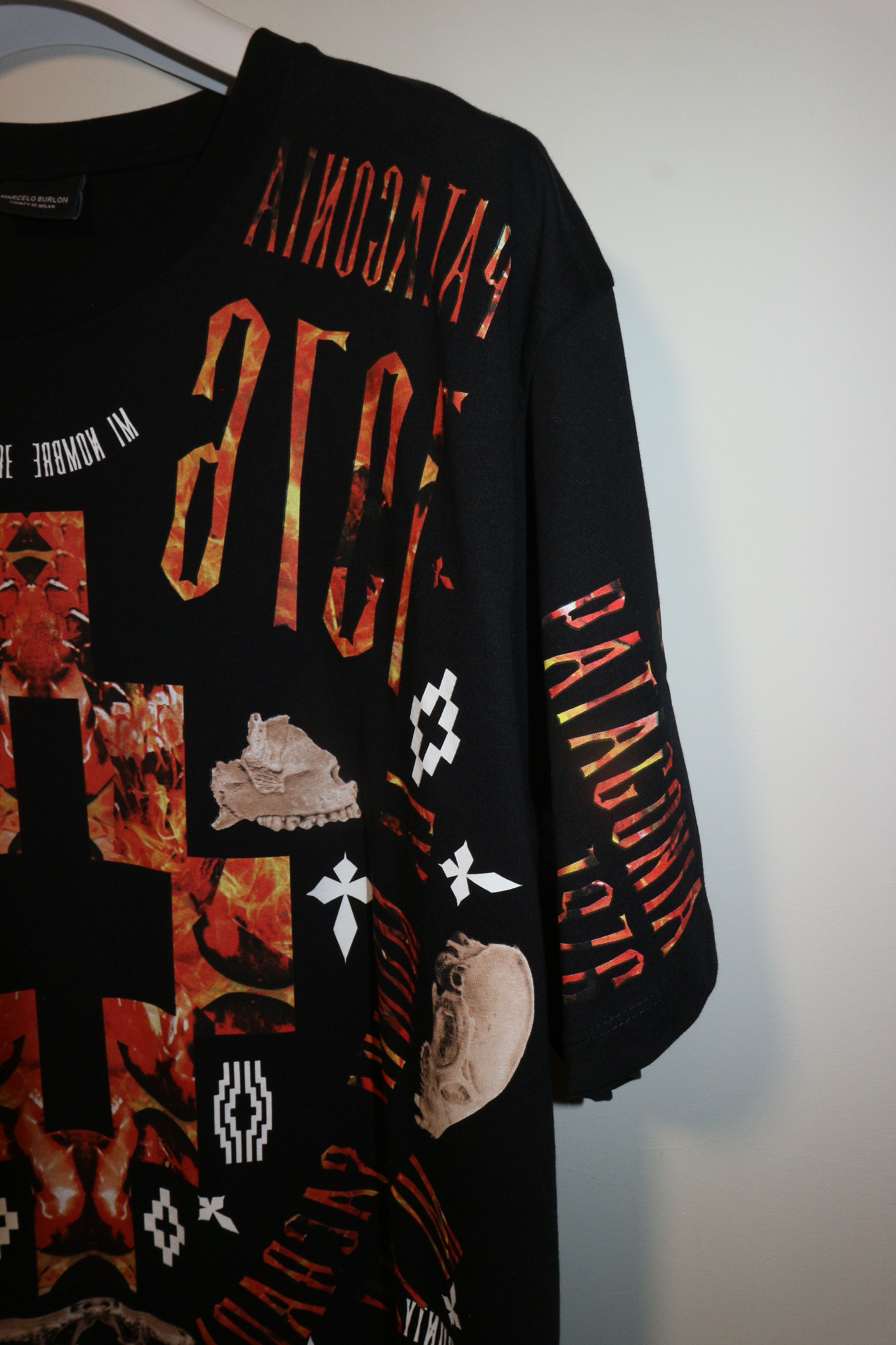 Marcelo Burlon Patagonia cross t-shirt Size US XL / EU 56 / 4 - 4 Thumbnail