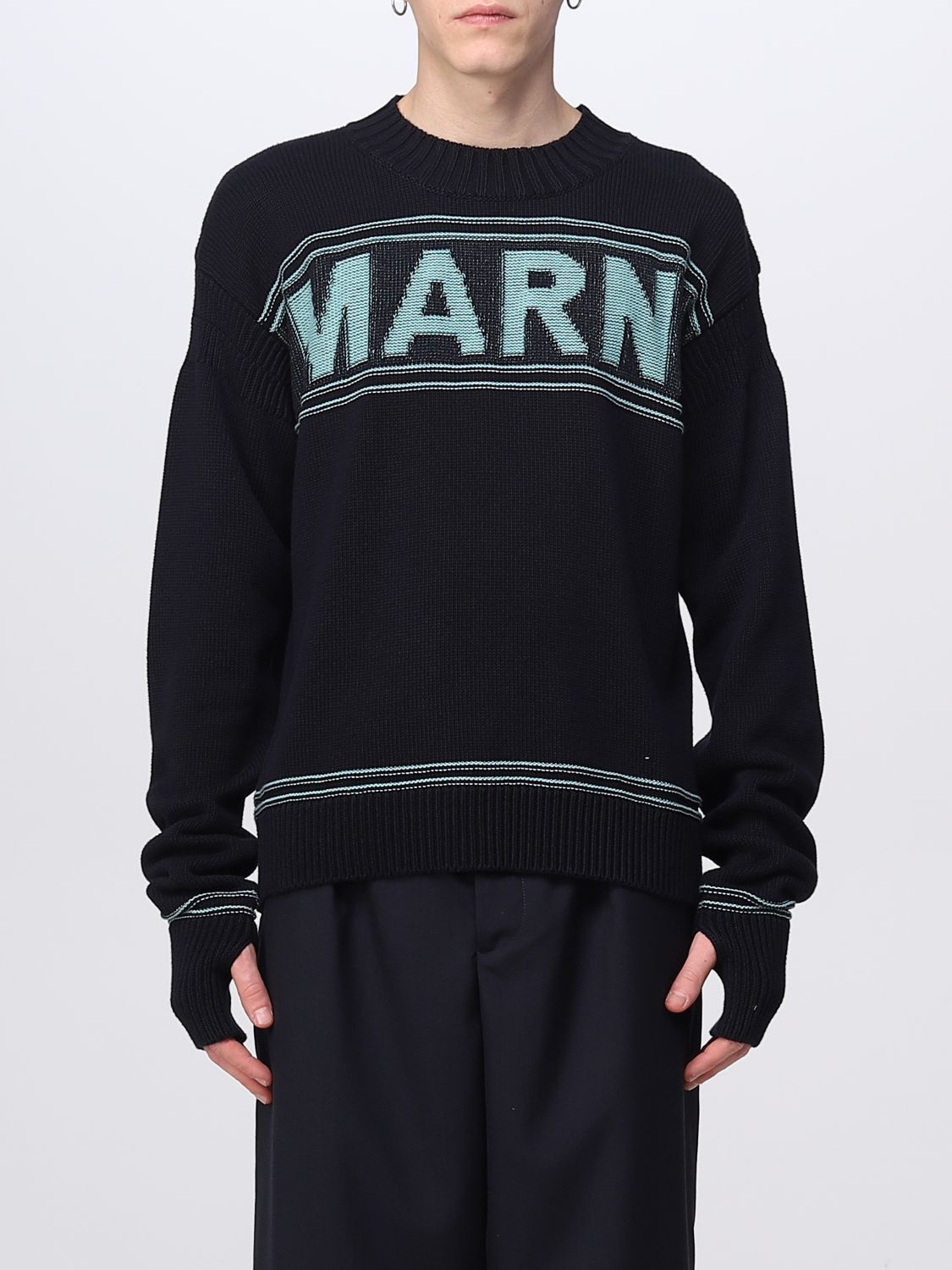 Marni Sweater Men Blue