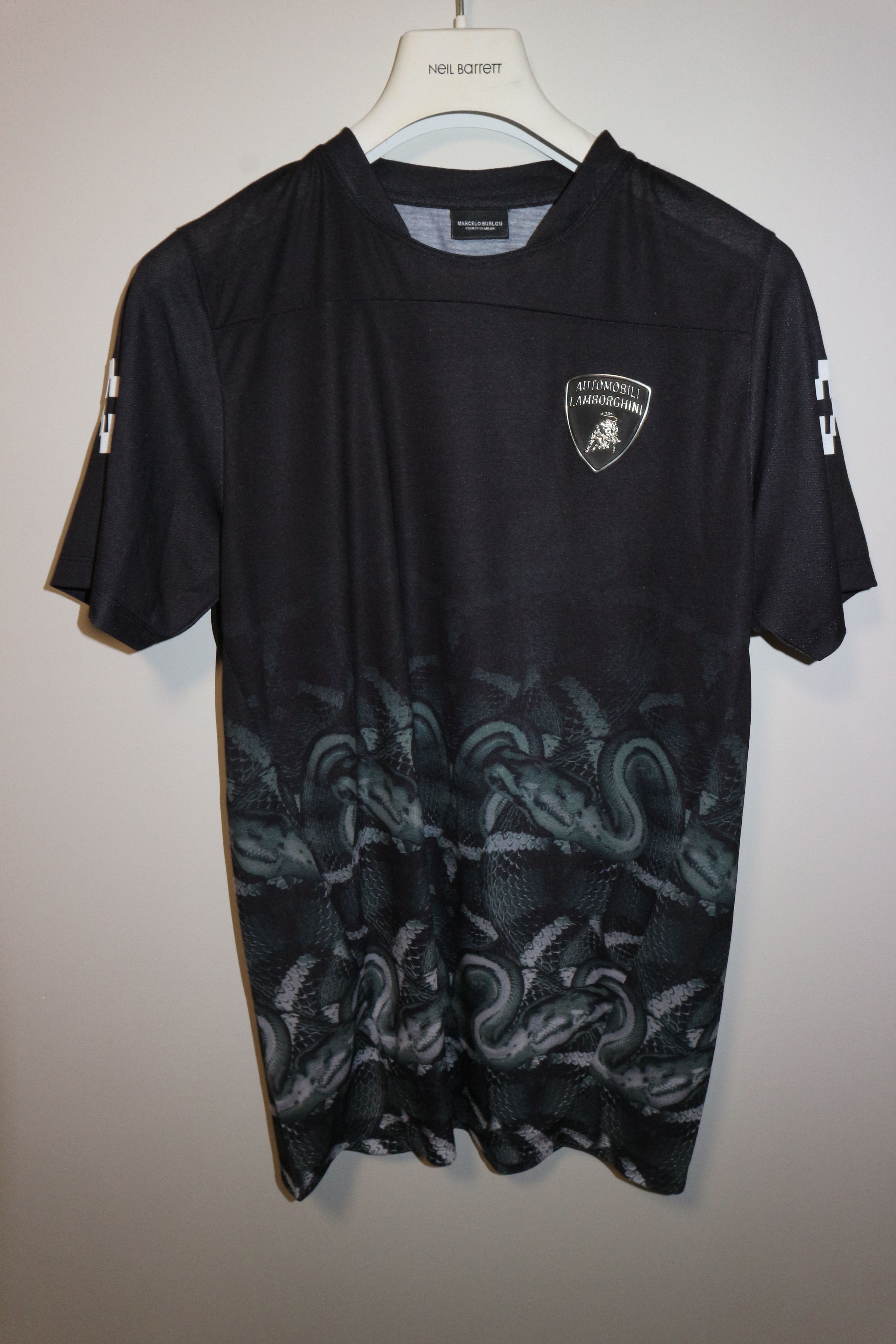 Marcelo Burlon Lamborghini snake print t-shirt Size US M / EU 48-50 / 2 - 1 Thumbnail