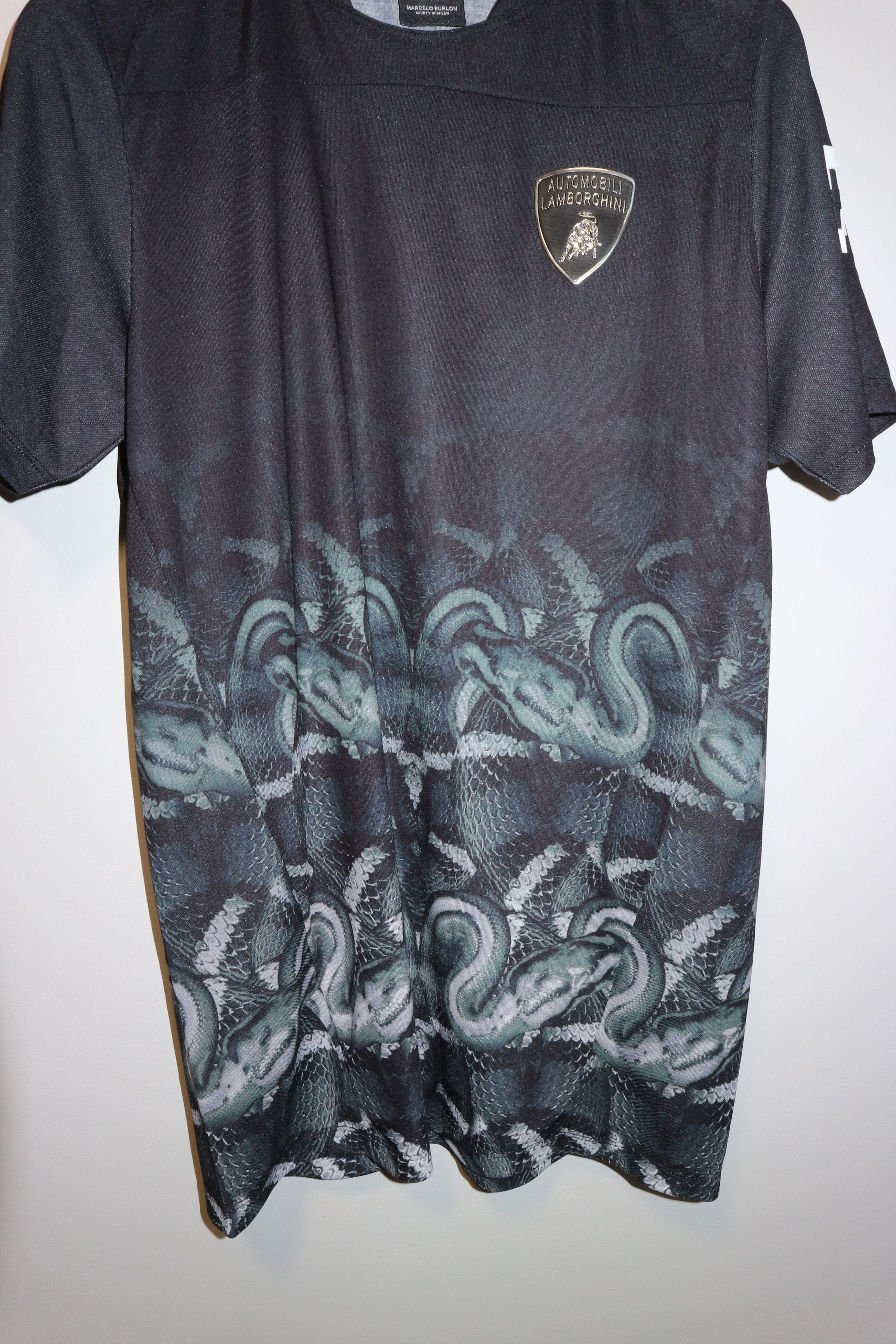 Marcelo Burlon Lamborghini snake print t-shirt Size US M / EU 48-50 / 2 - 5 Thumbnail