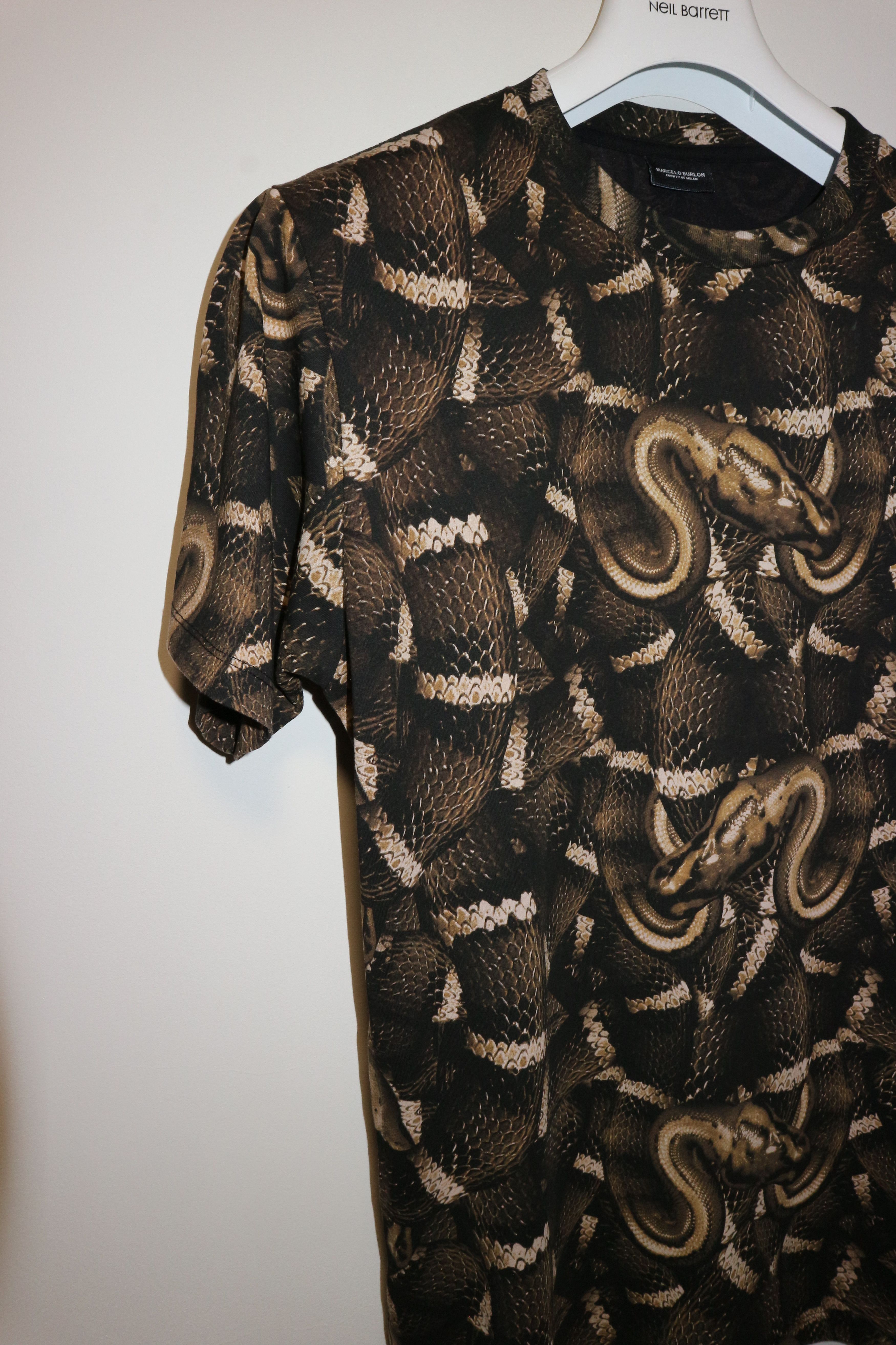Marcelo Burlon Snake print t-shirt Size US XS / EU 42 / 0 - 4 Thumbnail