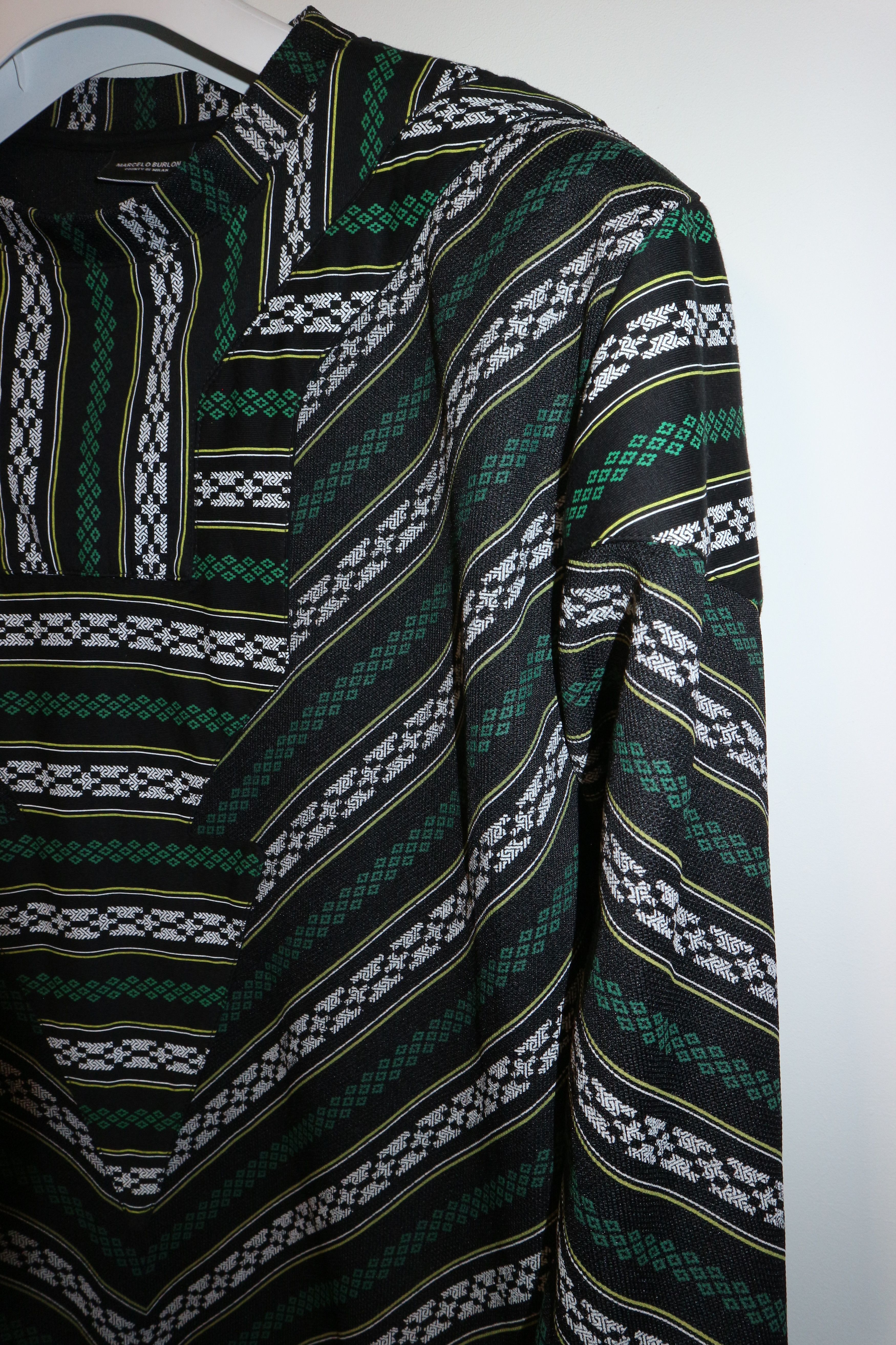 Marcelo Burlon Jacquard inserts sweatshirt Size US M / EU 48-50 / 2 - 2 Thumbnail