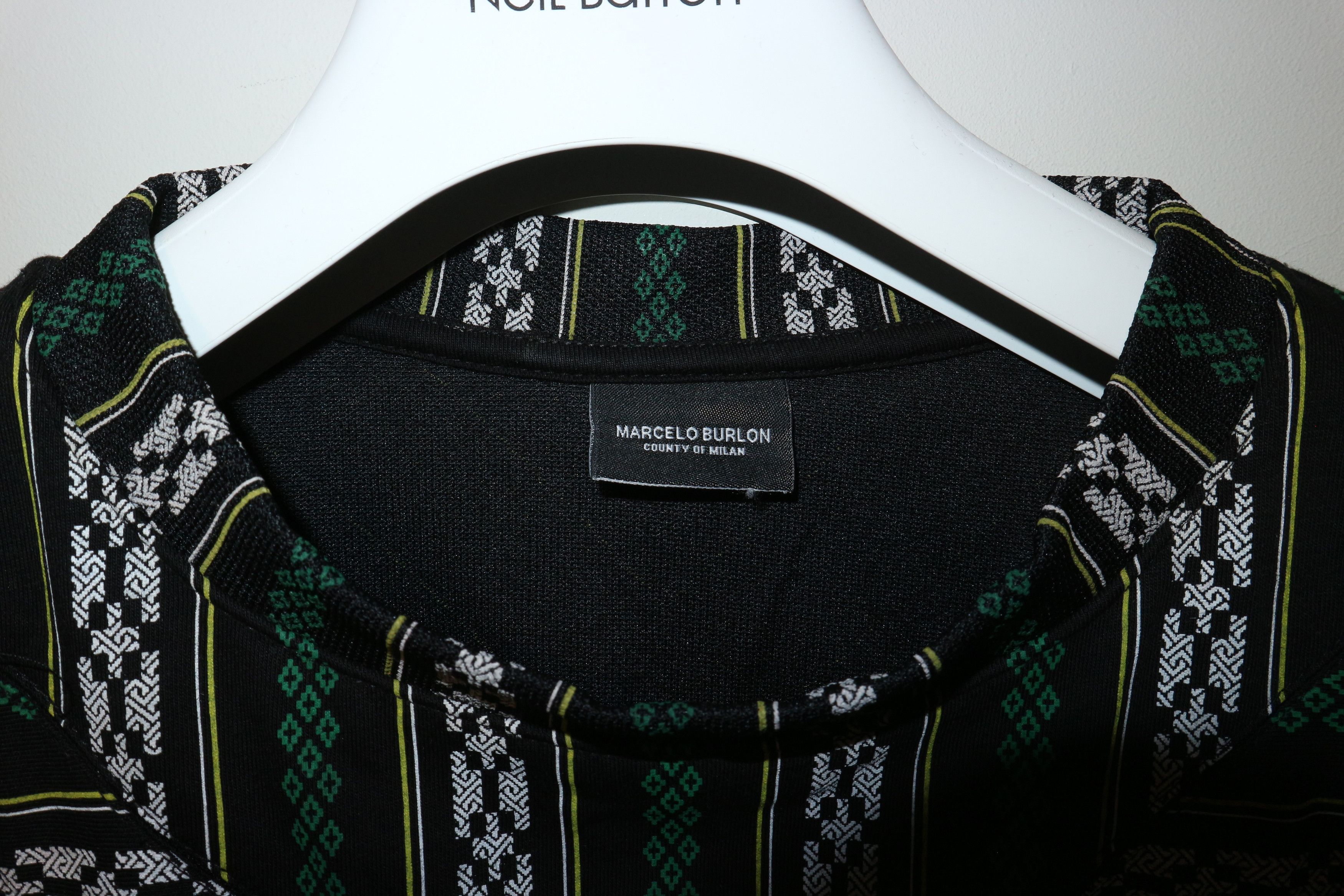 Marcelo Burlon Jacquard inserts sweatshirt Size US M / EU 48-50 / 2 - 4 Thumbnail
