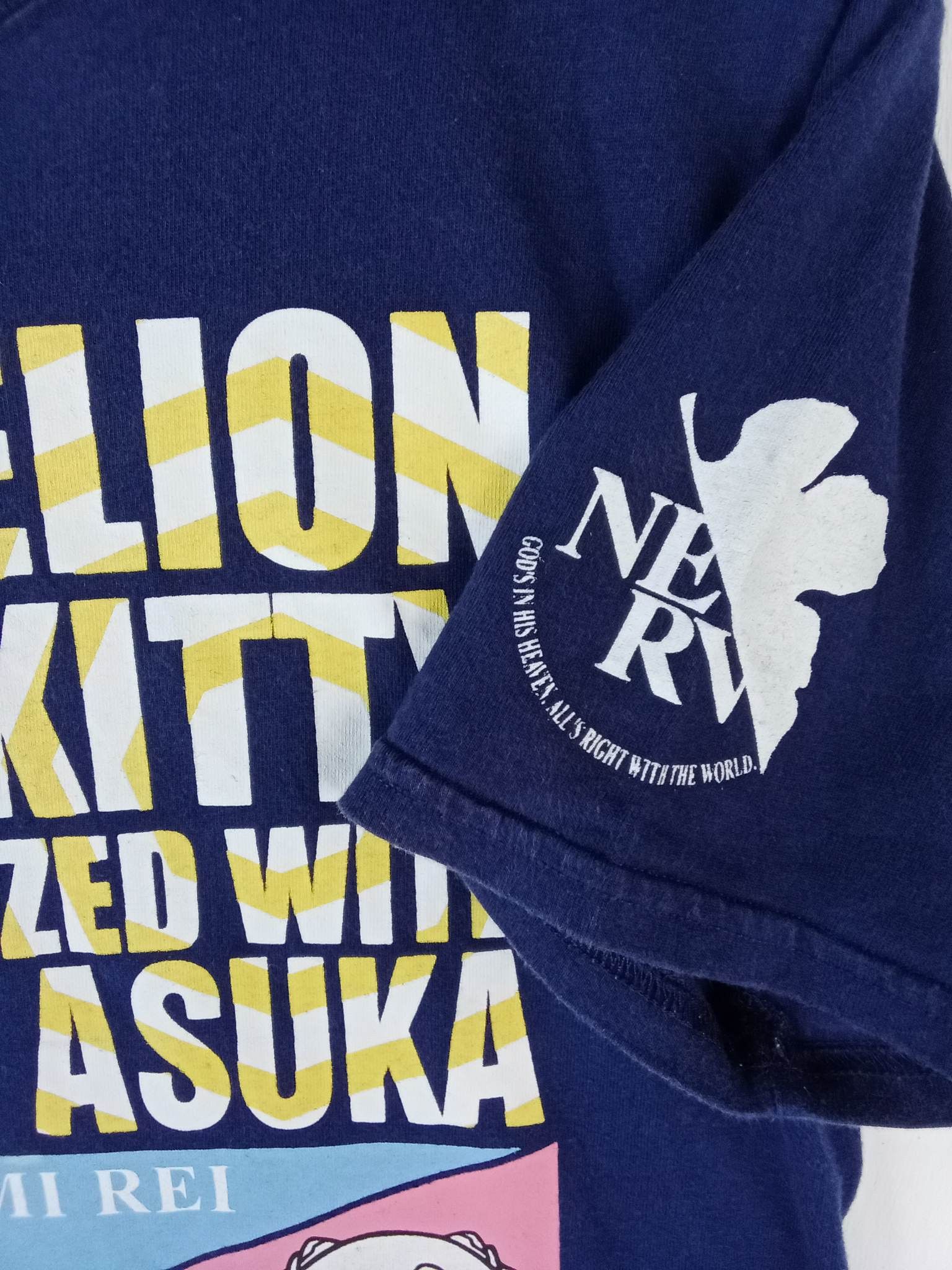 Japanese Brand 💥EVANGELION HELLO KITTY eva rei and asuka anime tee shirt Size US S / EU 44-46 / 1 - 3 Thumbnail