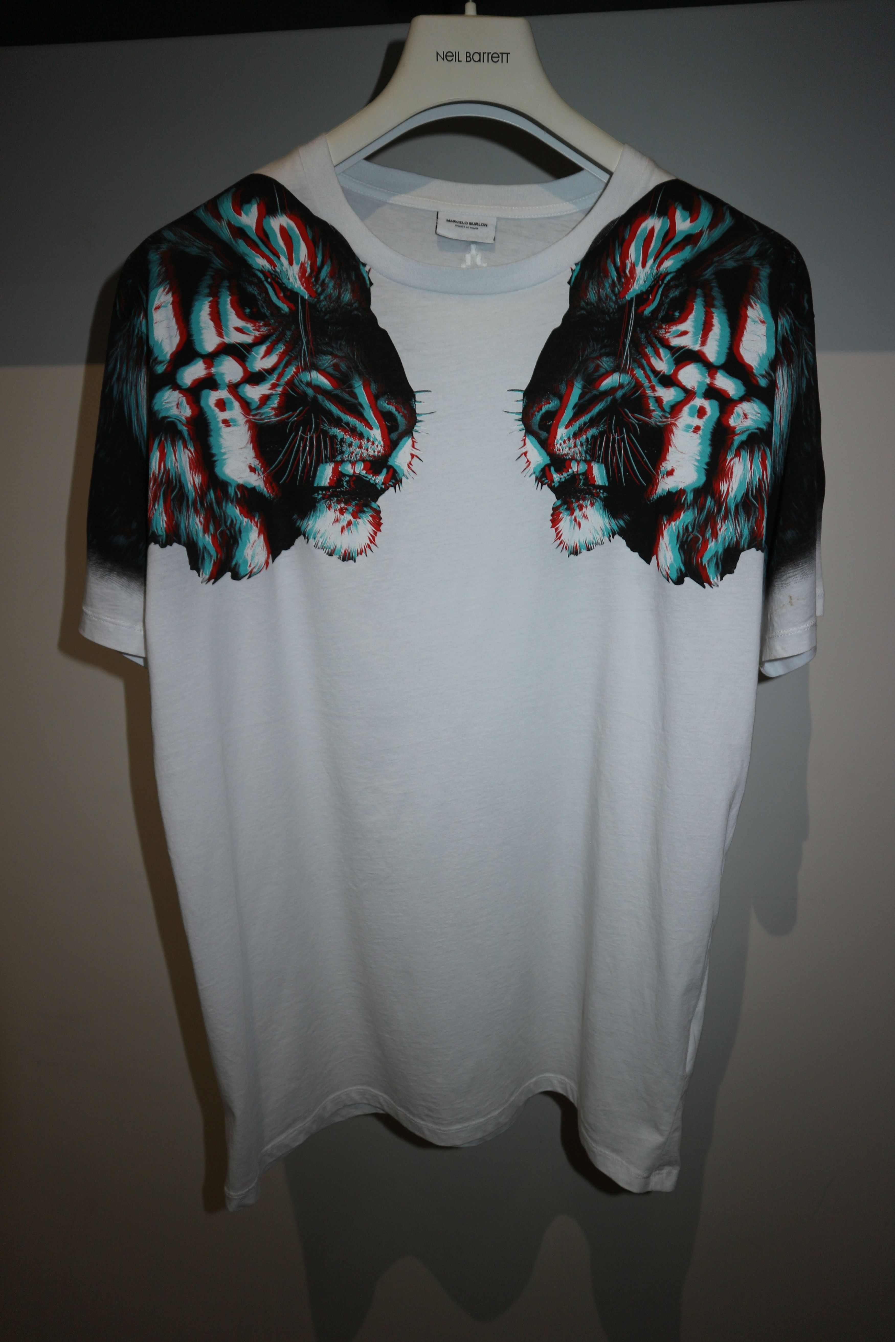 Marcelo Burlon oversized tiger print t-shirt Size US L / EU 52-54 / 3 - 1 Thumbnail