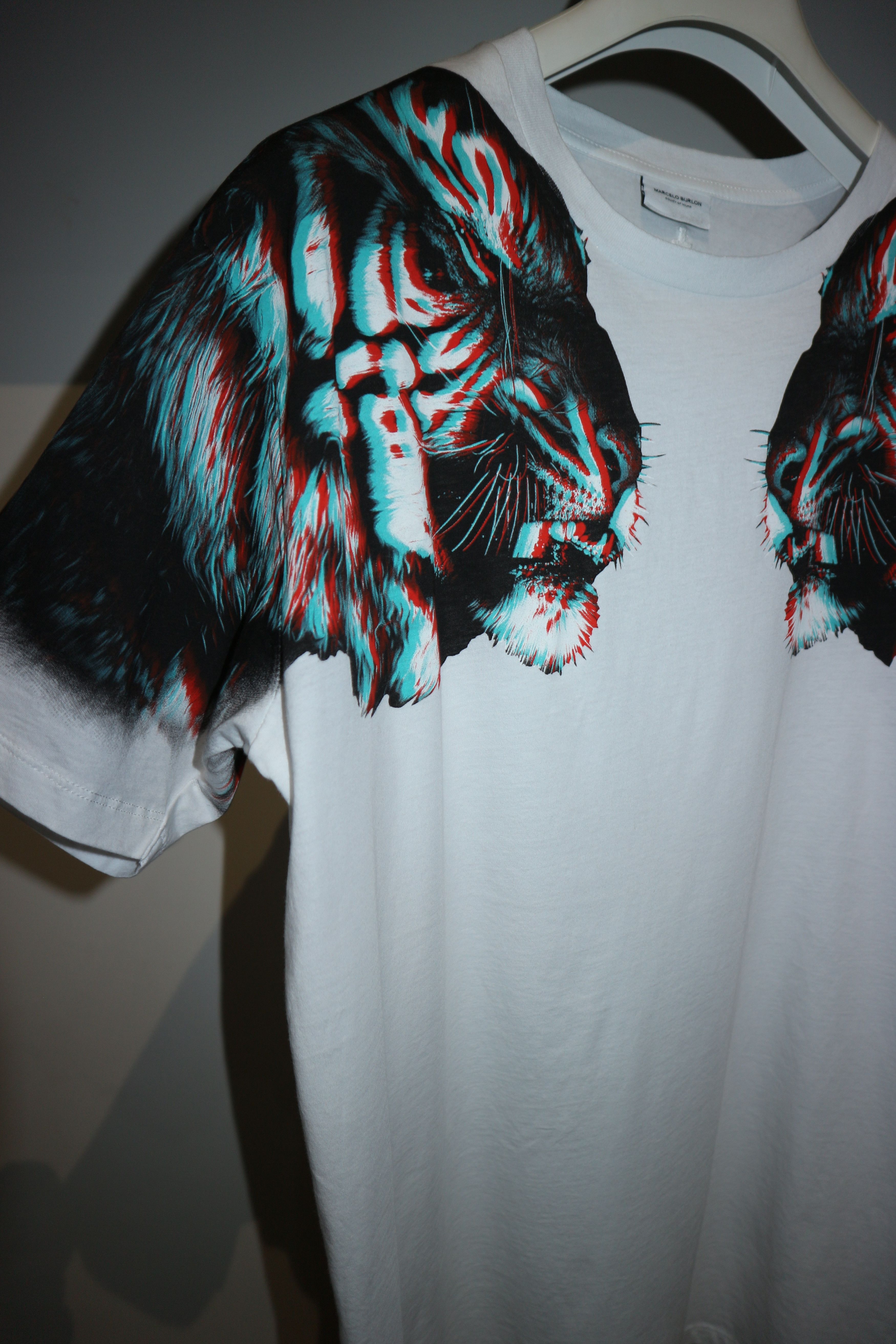 Marcelo Burlon oversized tiger print t-shirt Size US L / EU 52-54 / 3 - 2 Thumbnail