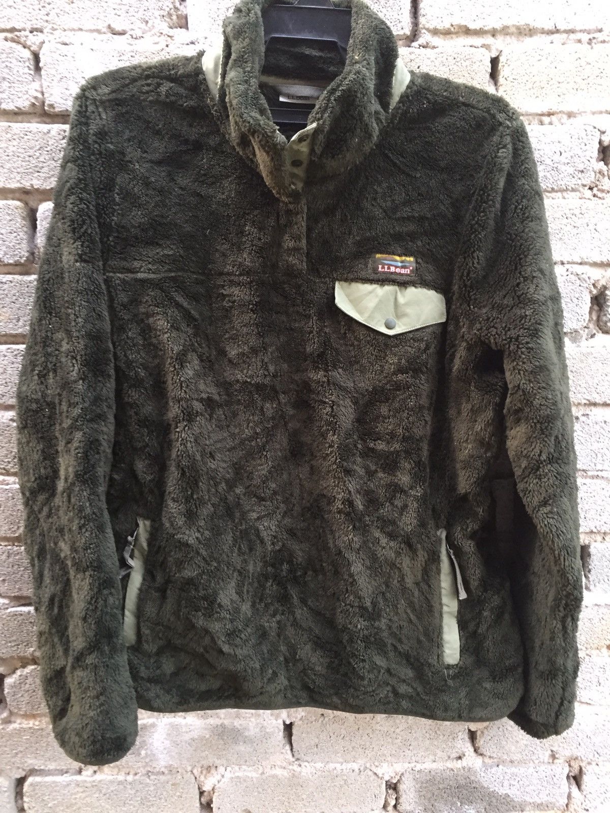 L.L. Bean × Vintage L.L.Bean Fleece Pullover Snap Button Rare Size US M / EU 48-50 / 2 - 1 Thumbnail