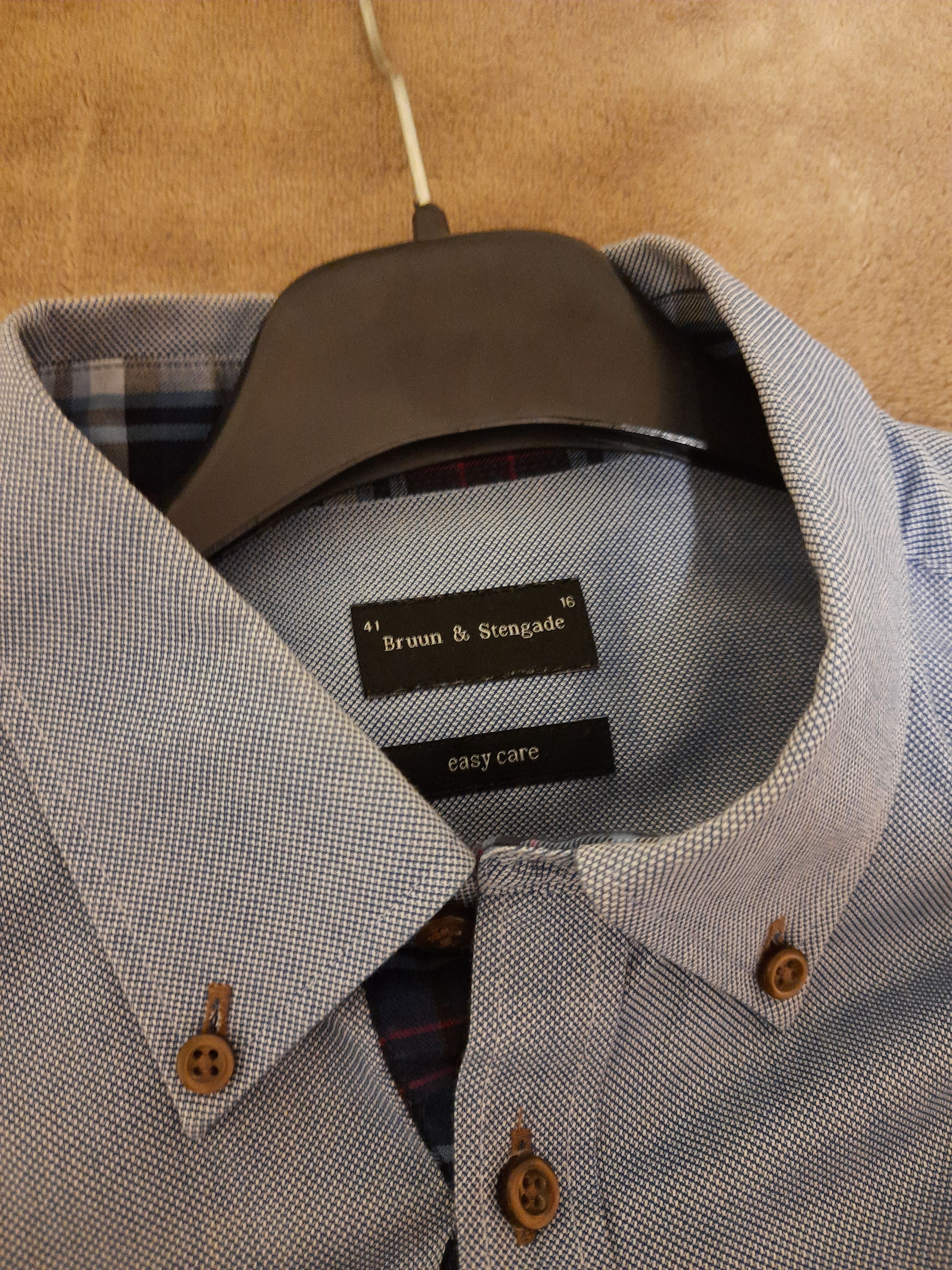Designer Shirt Bruun and Stengade Size US L / EU 52-54 / 3 - 5 Thumbnail