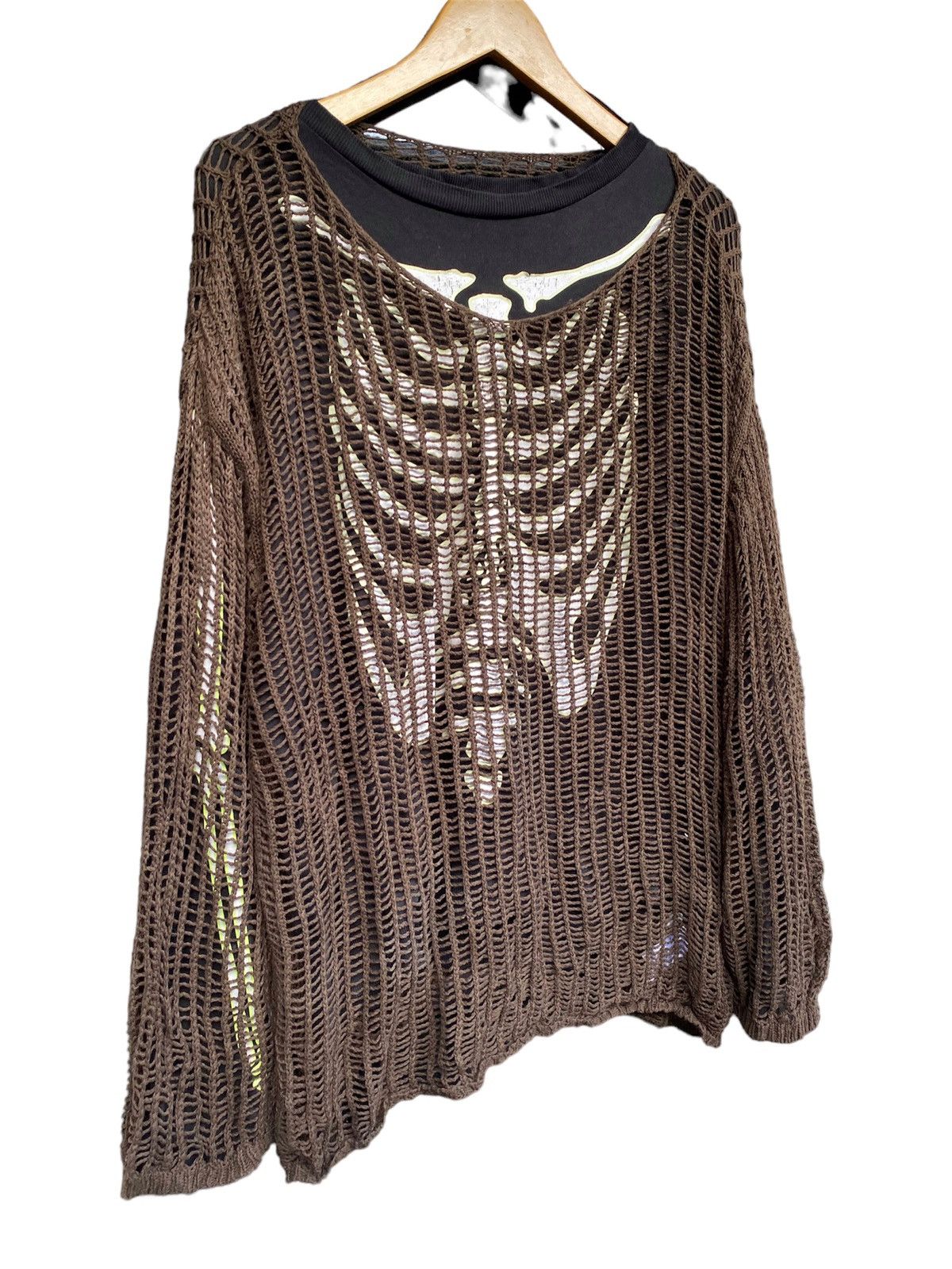 Beauty Beast × Hysteric Glamour × Japanese Brand Japanese Brand Hunch Fishnet Grunge Punk Sesitionaries Knit Size US M / EU 48-50 / 2 - 2 Thumbnail