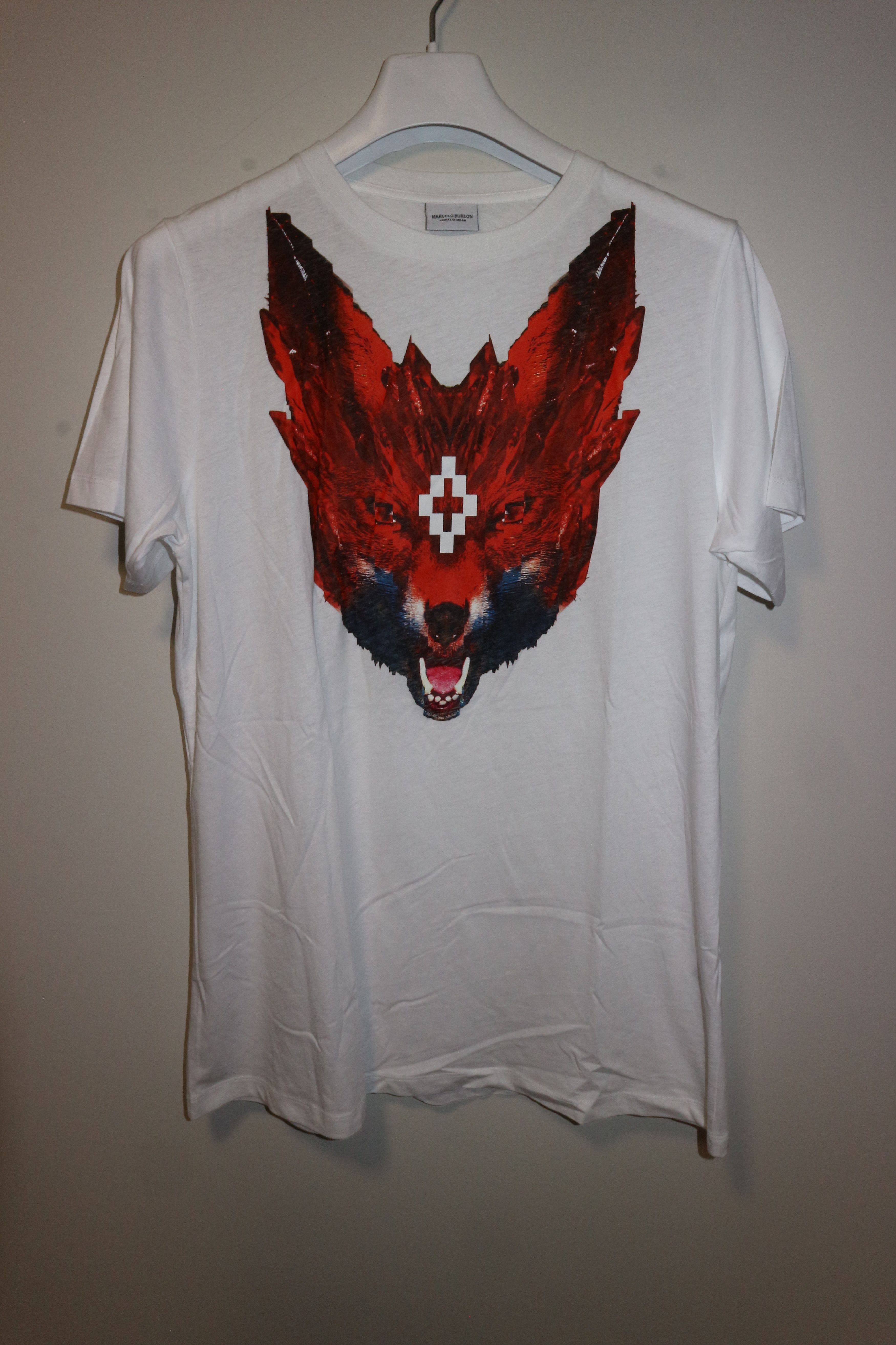 Marcelo Burlon Fox head print t-shirt Size US S / EU 44-46 / 1 - 1 Thumbnail