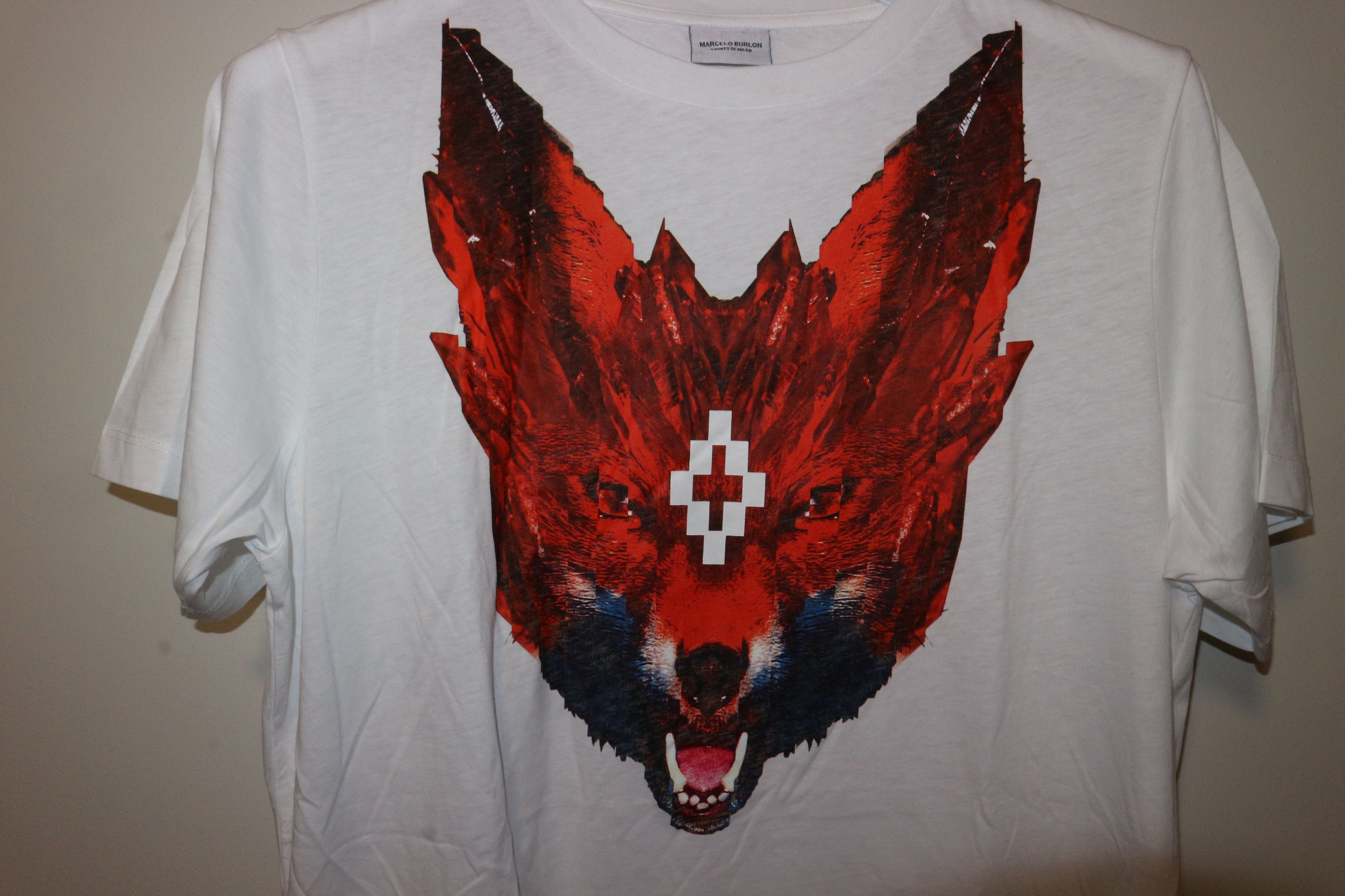 Marcelo Burlon Fox head print t-shirt Size US S / EU 44-46 / 1 - 2 Thumbnail