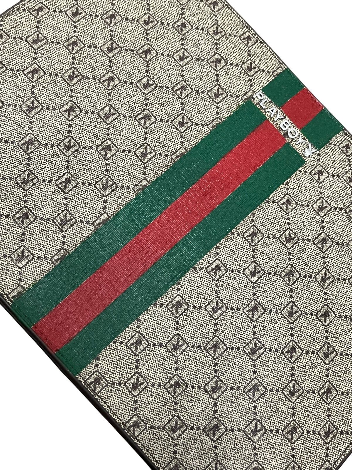 Playboy PLAYBOY x GUCCI Stripes Style Monogram Leather Document Bag Size ONE SIZE - 2 Thumbnail