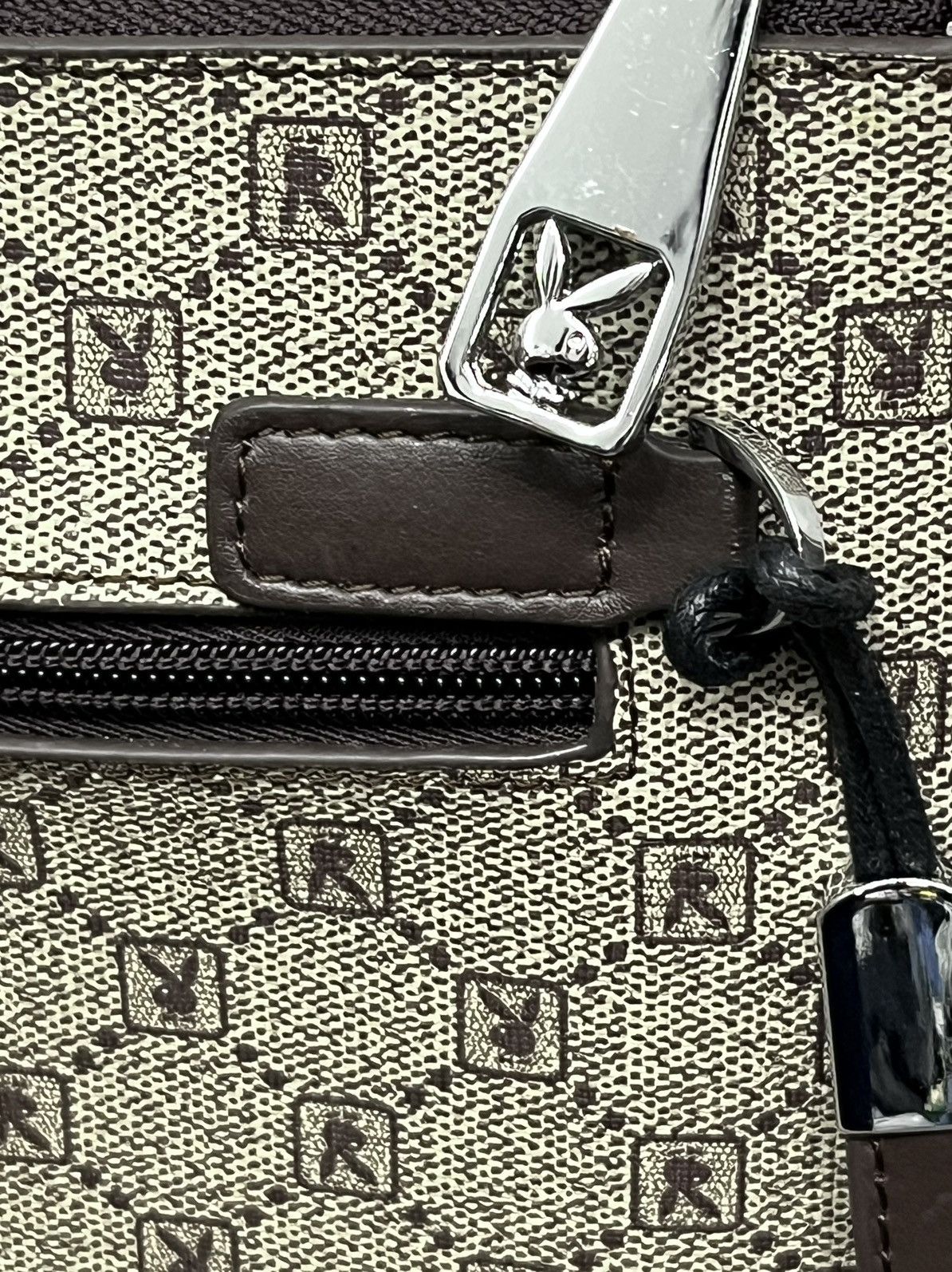 Playboy PLAYBOY x GUCCI Stripes Style Monogram Leather Document Bag Size ONE SIZE - 5 Thumbnail