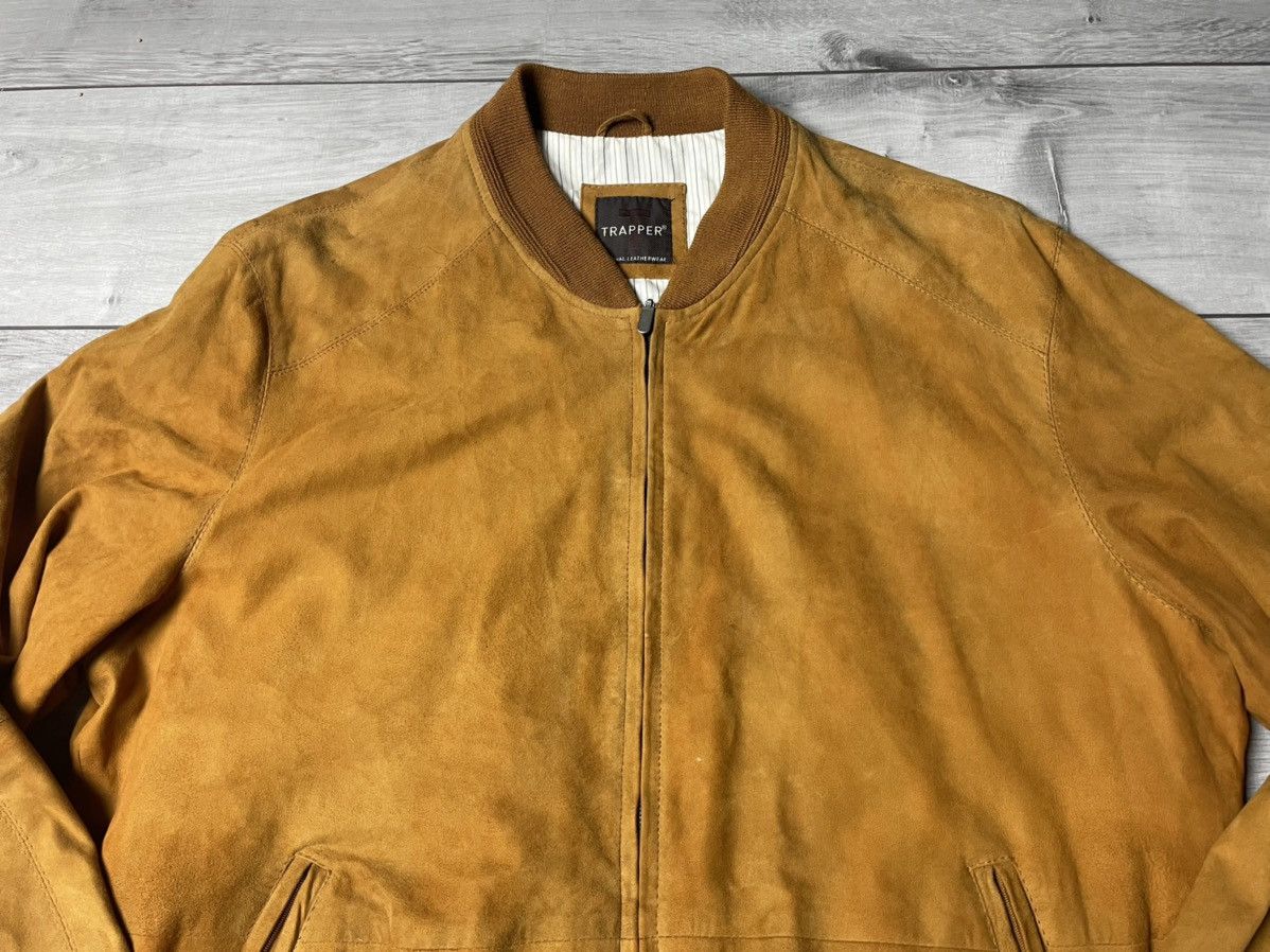 Leather Trapper leather jacket band tee size Large Size US L / EU 52-54 / 3 - 3 Thumbnail
