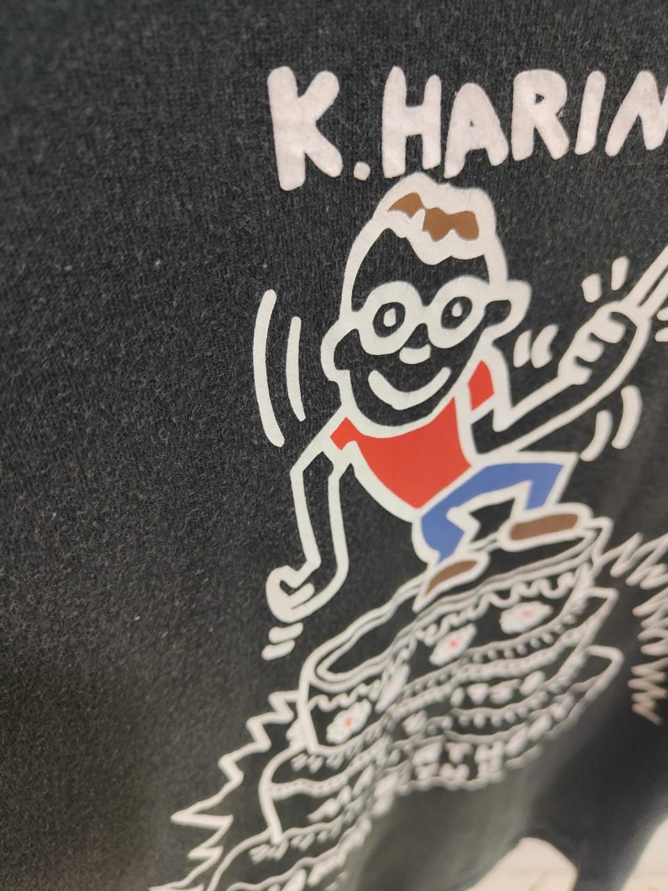 Keith Haring vintage Keith Haring Happy Birthday Keith Big Print Foam Size US XL / EU 56 / 4 - 15 Thumbnail