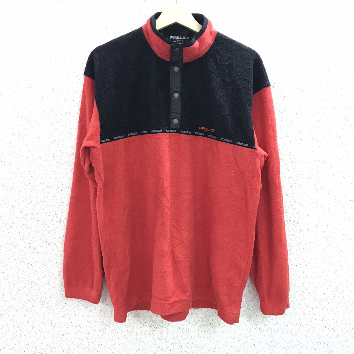 image of Winter Session Fablice Sweatshirt in Black/Red, Men's (Size Large)