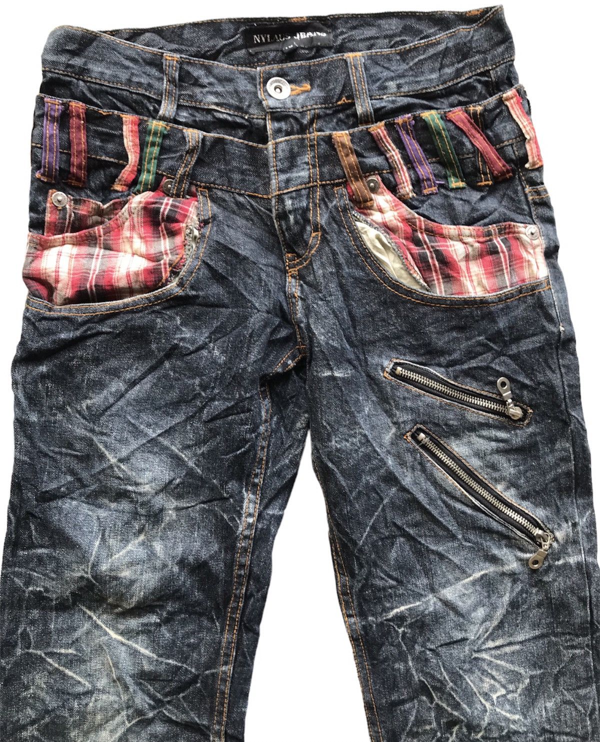 If Six Was Nine Nylus Double Waist Jeans Size US 30 / EU 46 - 3 Thumbnail