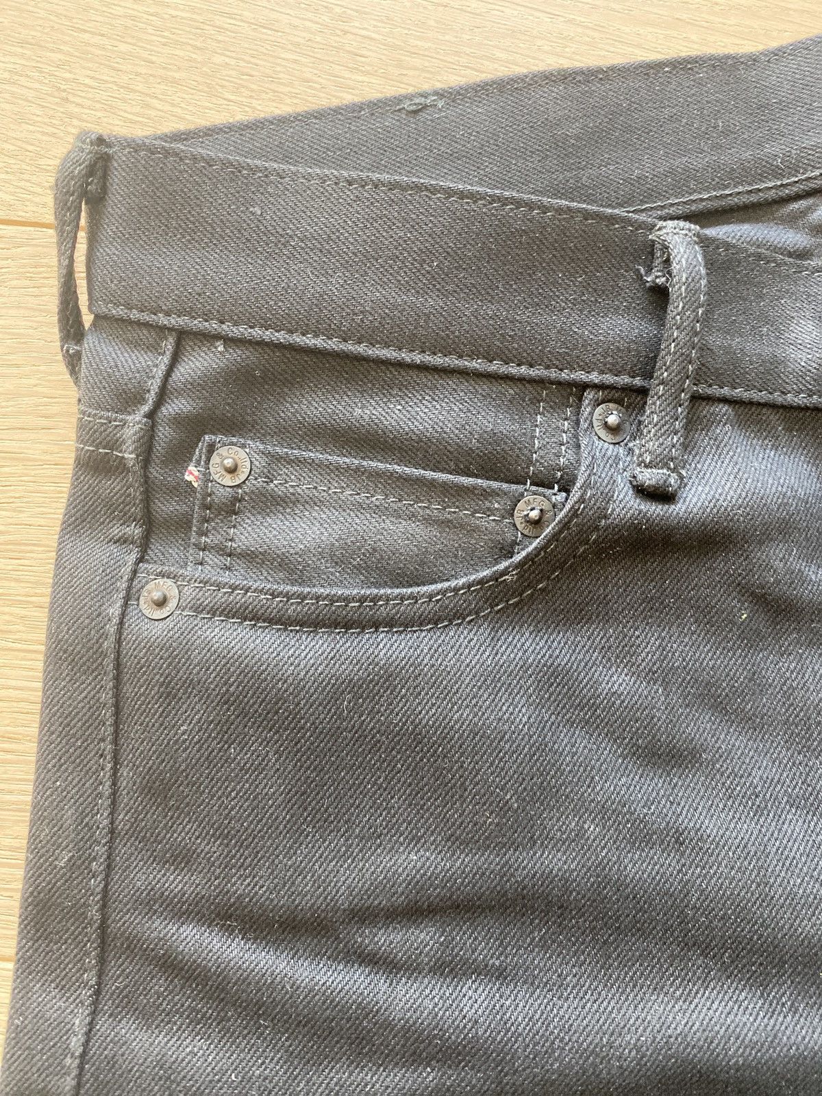 Japan Blue × Japanese Brand ODJB009 "BLACKOUT 2.0" SELVEDGE JEANS (SLIM TAPERED) Size US 29 - 5 Thumbnail