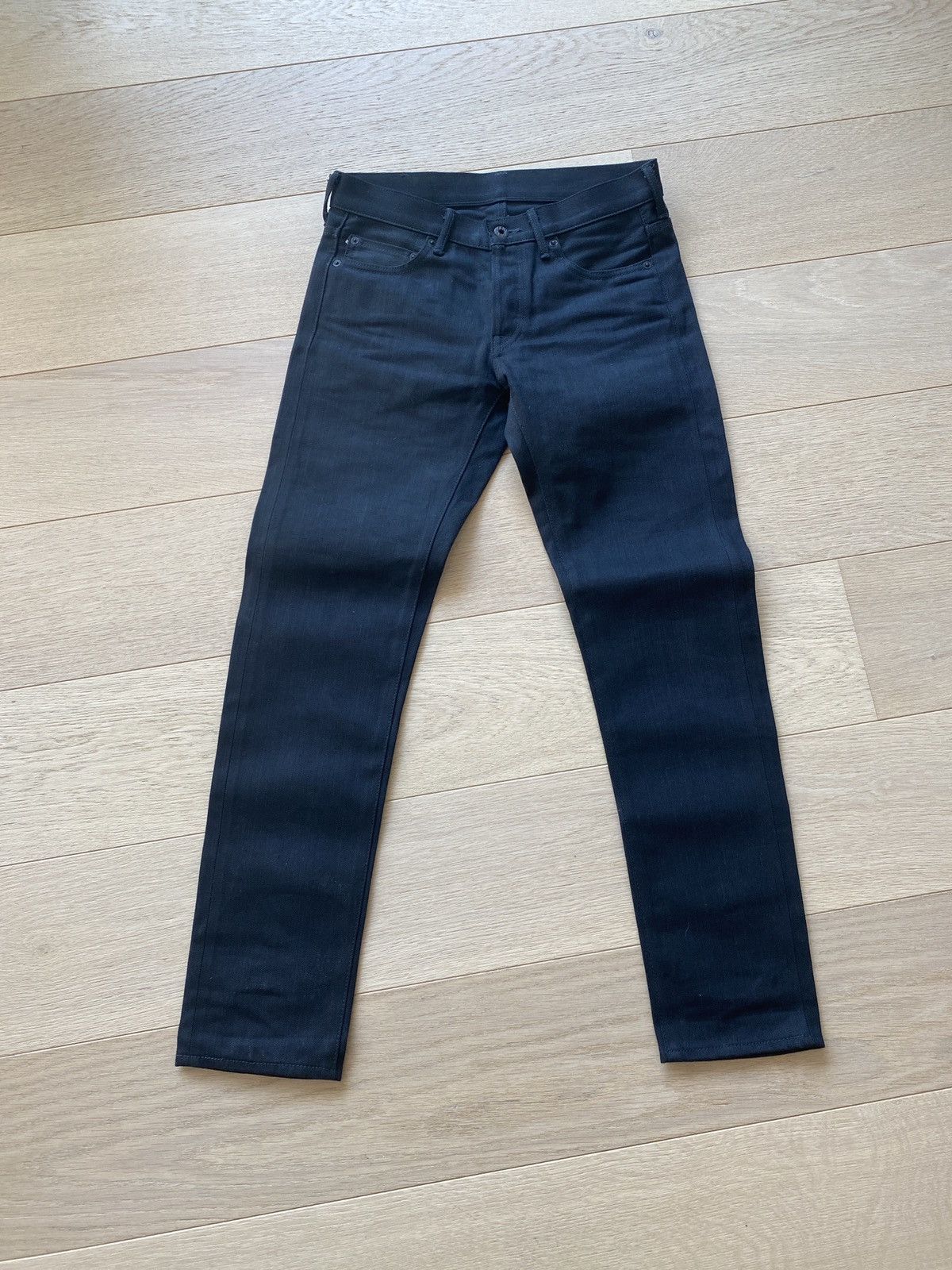 Japan Blue × Japanese Brand ODJB009 "BLACKOUT 2.0" SELVEDGE JEANS (SLIM TAPERED) Size US 29 - 1 Thumbnail