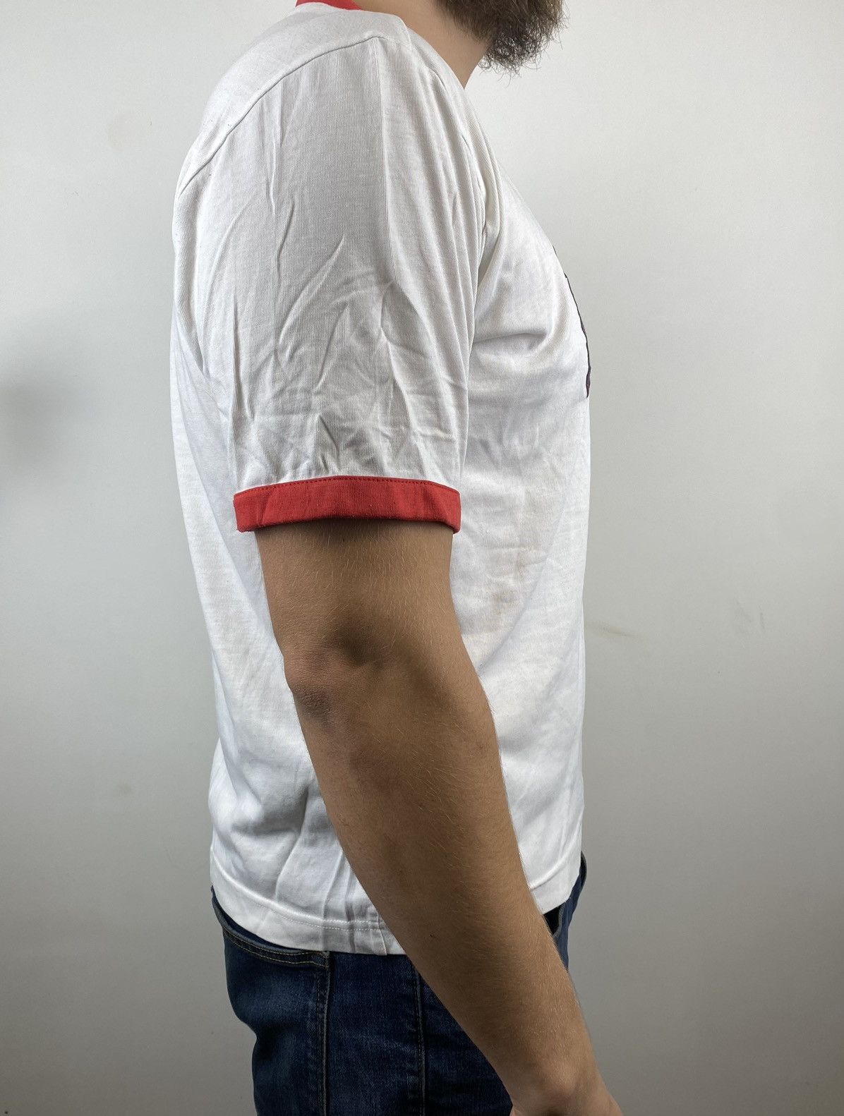 Adidas Vintage ADIDAS White T Shirt Big Logo M62 Size US M / EU 48-50 / 2 - 3 Thumbnail