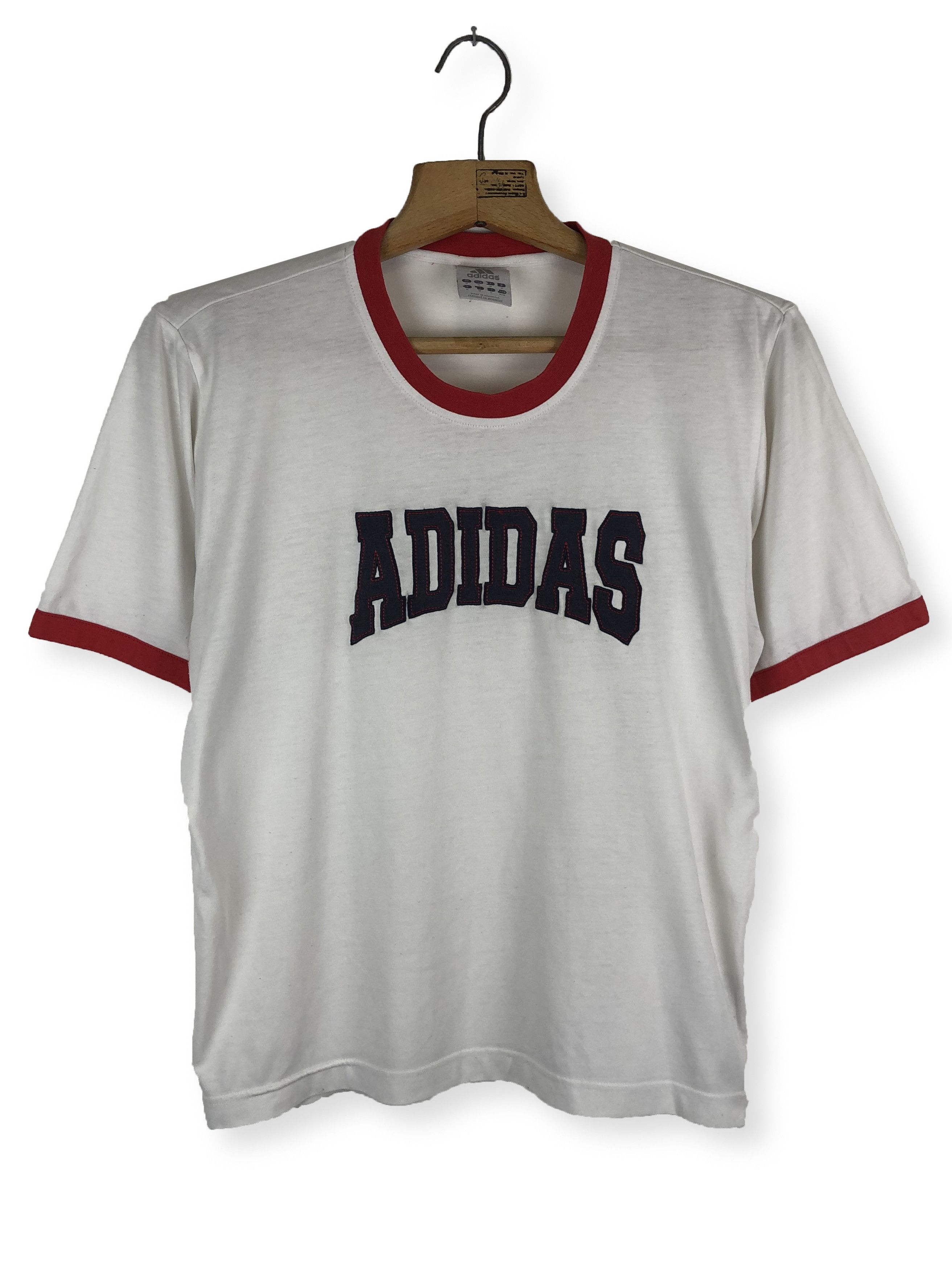 Adidas Vintage ADIDAS White T Shirt Big Logo M62 Size US M / EU 48-50 / 2 - 8 Thumbnail