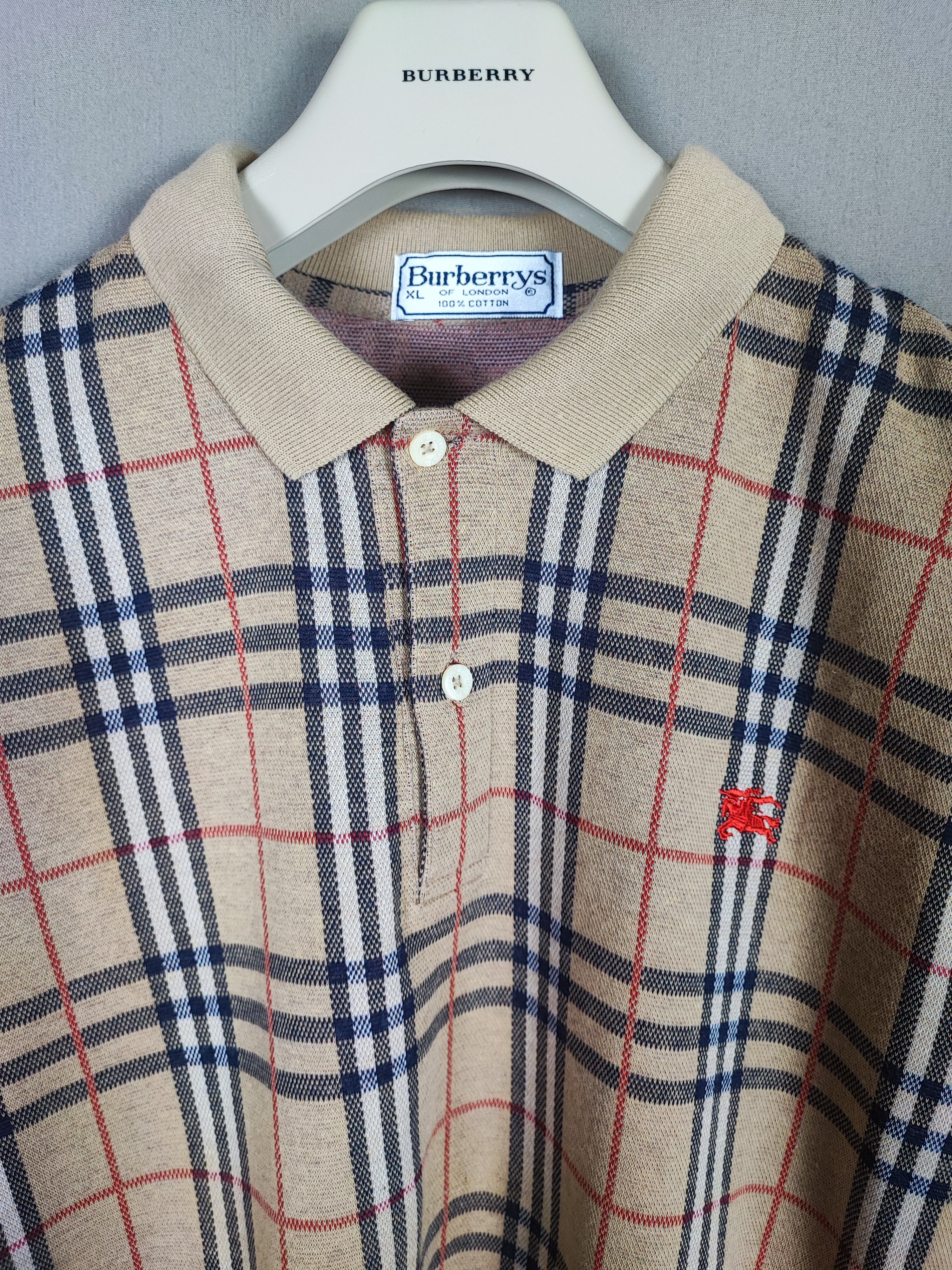 Burberry 🔥Very Rare Burberry Polo🔥 Size US XL / EU 56 / 4 - 3 Thumbnail