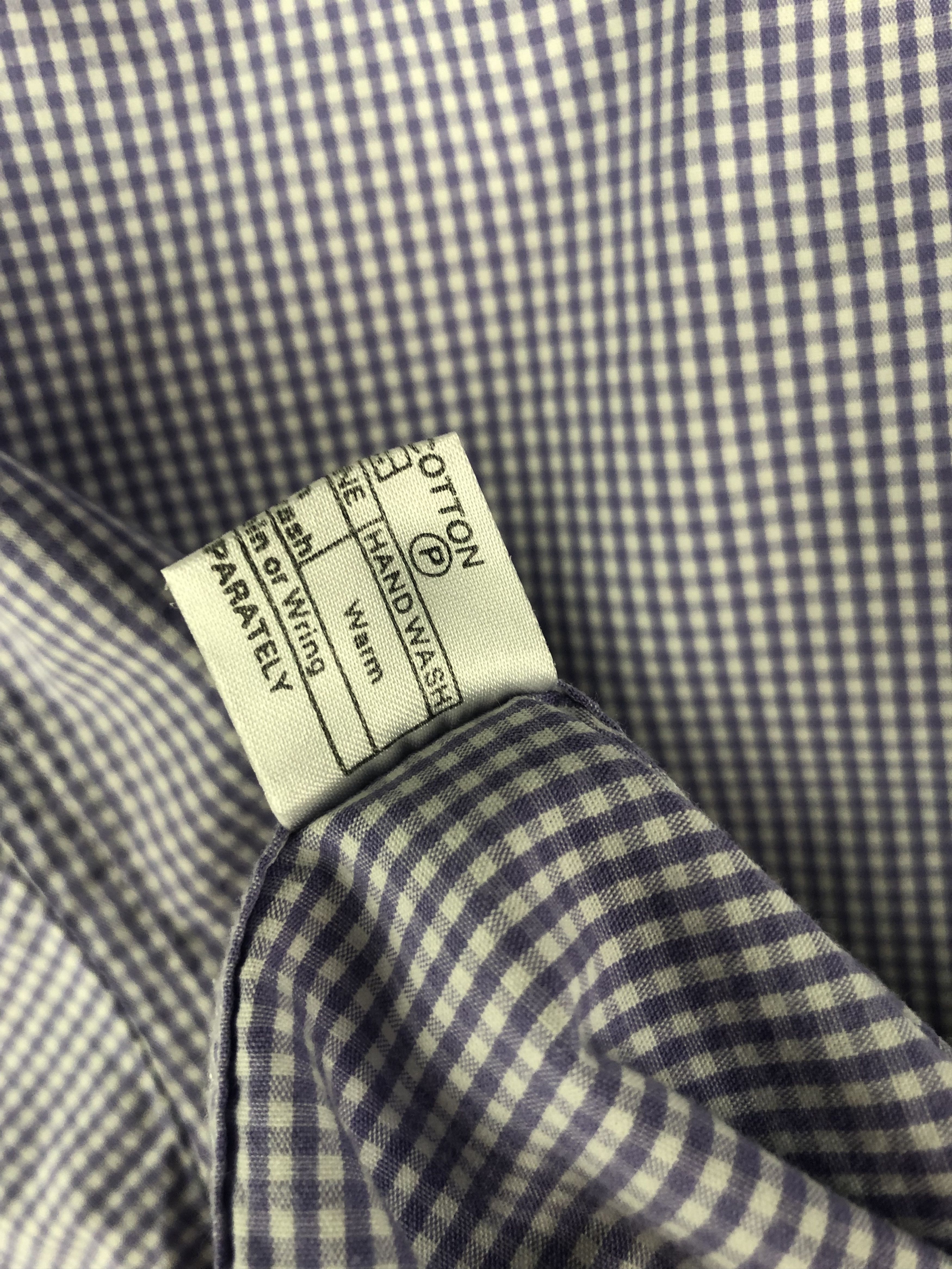 Burberry Vintage THOMAS BURBERRY Purple Button Up Shirt M178 Size US XXL / EU 58 / 5 - 8 Thumbnail