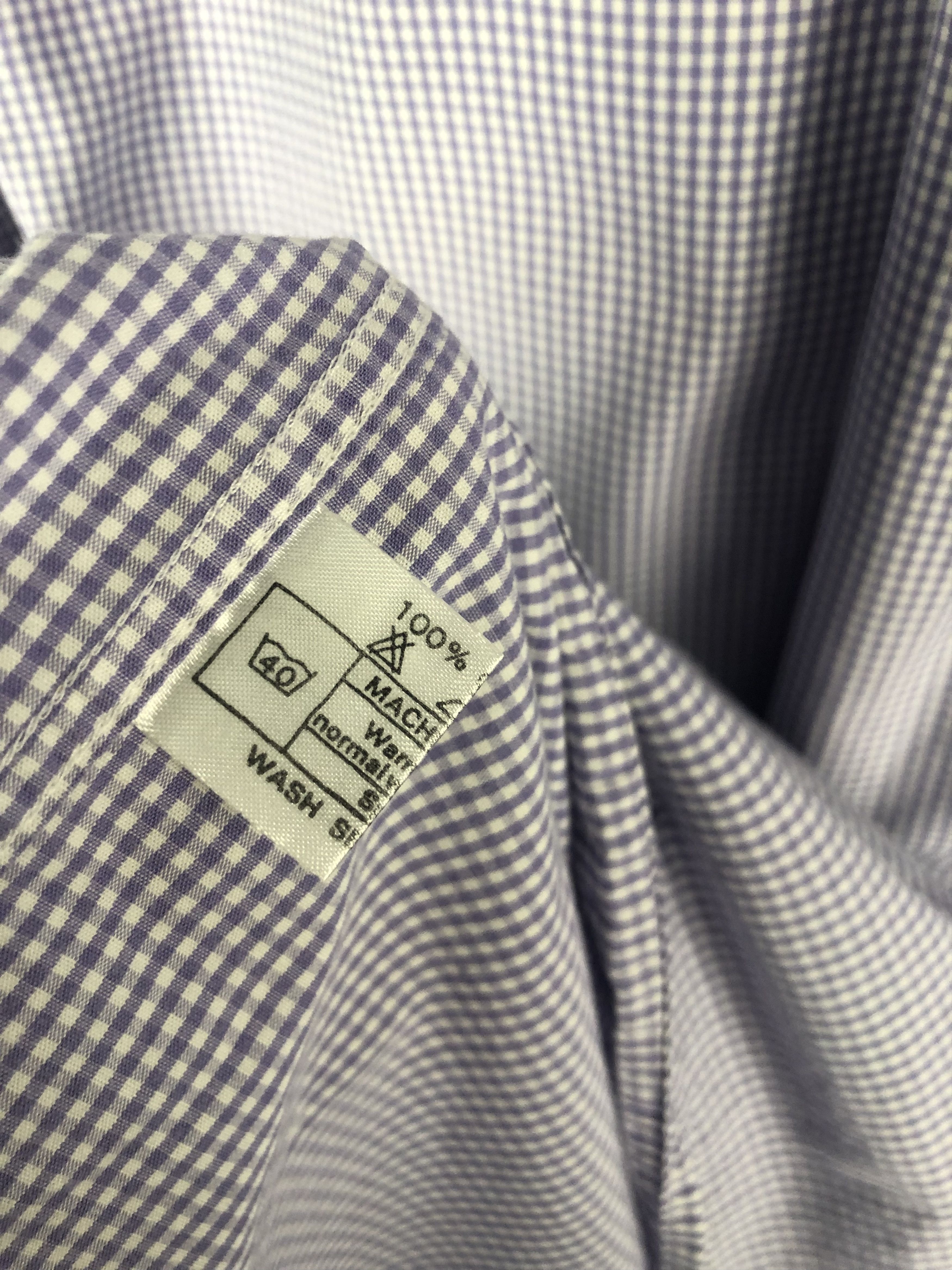 Burberry Vintage THOMAS BURBERRY Purple Button Up Shirt M178 Size US XXL / EU 58 / 5 - 7 Thumbnail