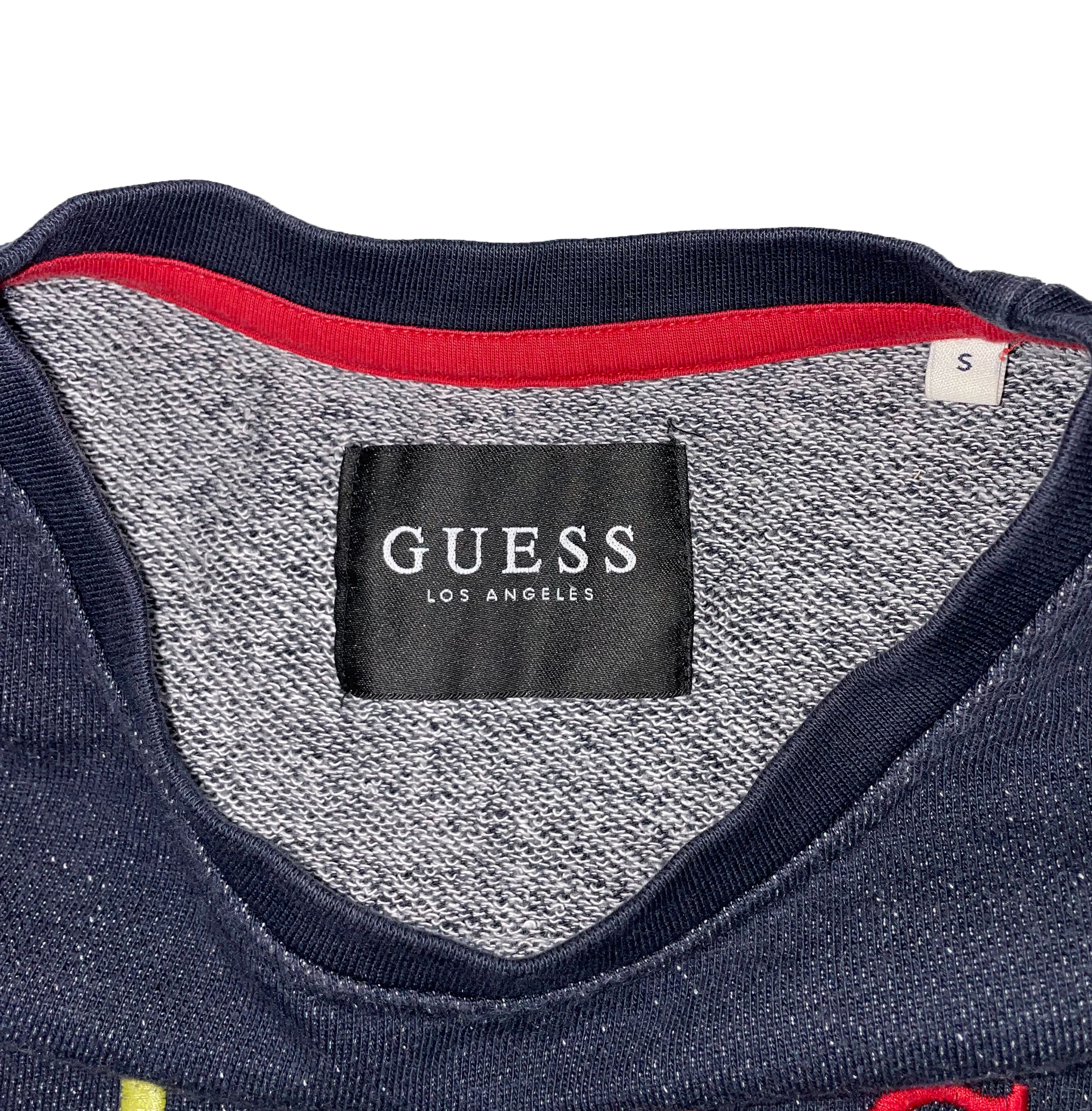 Guess Vintage GUESS Navy Big Logo Sweatshirt M15 Size US M / EU 48-50 / 2 - 3 Thumbnail