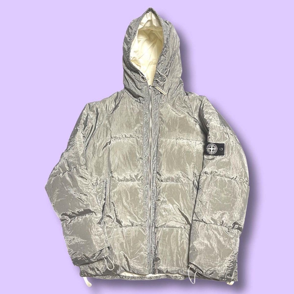 Stone island pure on sale metal shell jacket