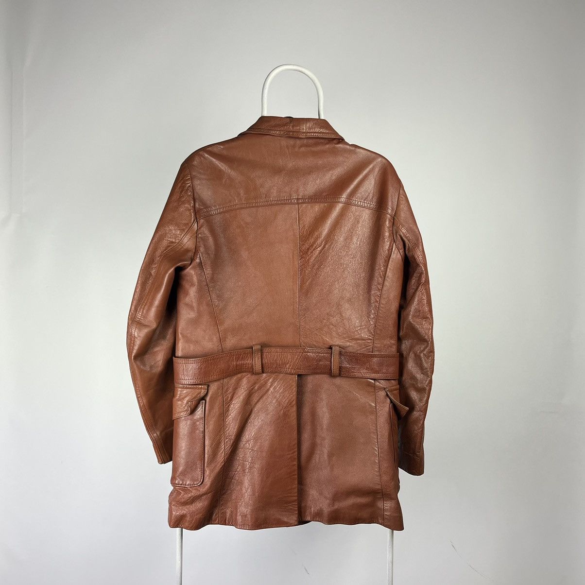 Leather Vintage leather coat jacket size S-M Size US S / EU 44-46 / 1 - 2 Thumbnail
