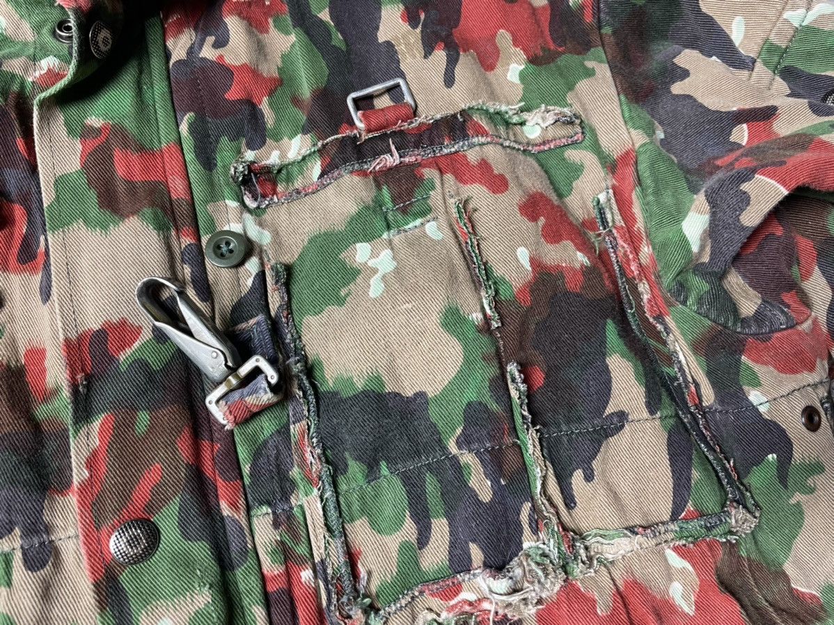 Army Of Me Old Swiss M70 TAZ 83 Alpenflage Camo Coat Jacket Switzerland Size US S / EU 44-46 / 1 - 4 Thumbnail