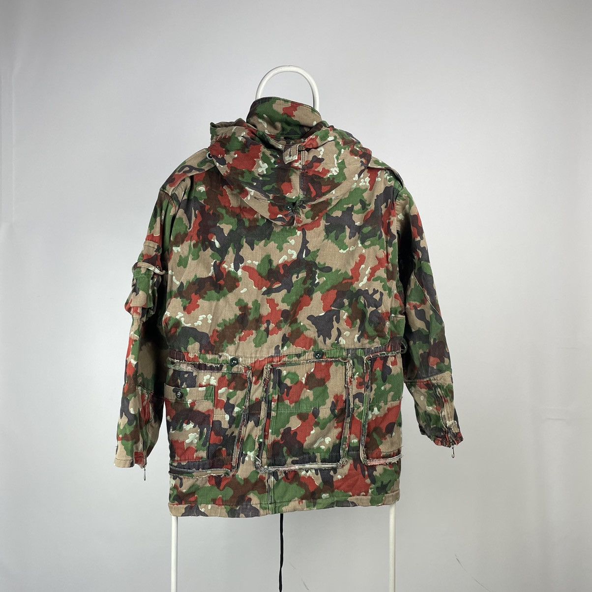 Army Of Me Old Swiss M70 TAZ 83 Alpenflage Camo Coat Jacket Switzerland Size US S / EU 44-46 / 1 - 2 Thumbnail