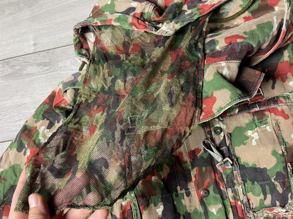 Army Of Me Old Swiss M70 TAZ 83 Alpenflage Camo Coat Jacket Switzerland Size US S / EU 44-46 / 1 - 6 Thumbnail