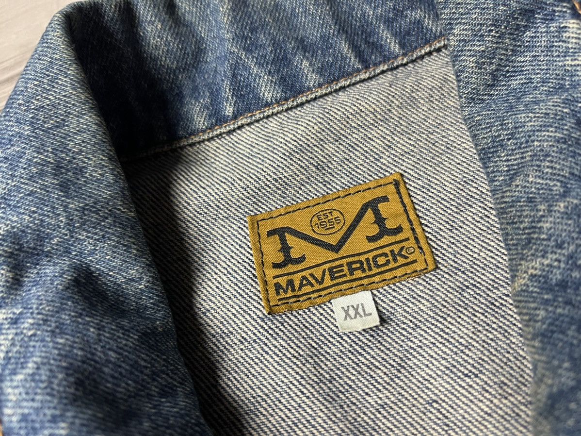 Vintage Vintage Maverick denim jacket size XXLarge Size US XXL / EU 58 / 5 - 5 Thumbnail
