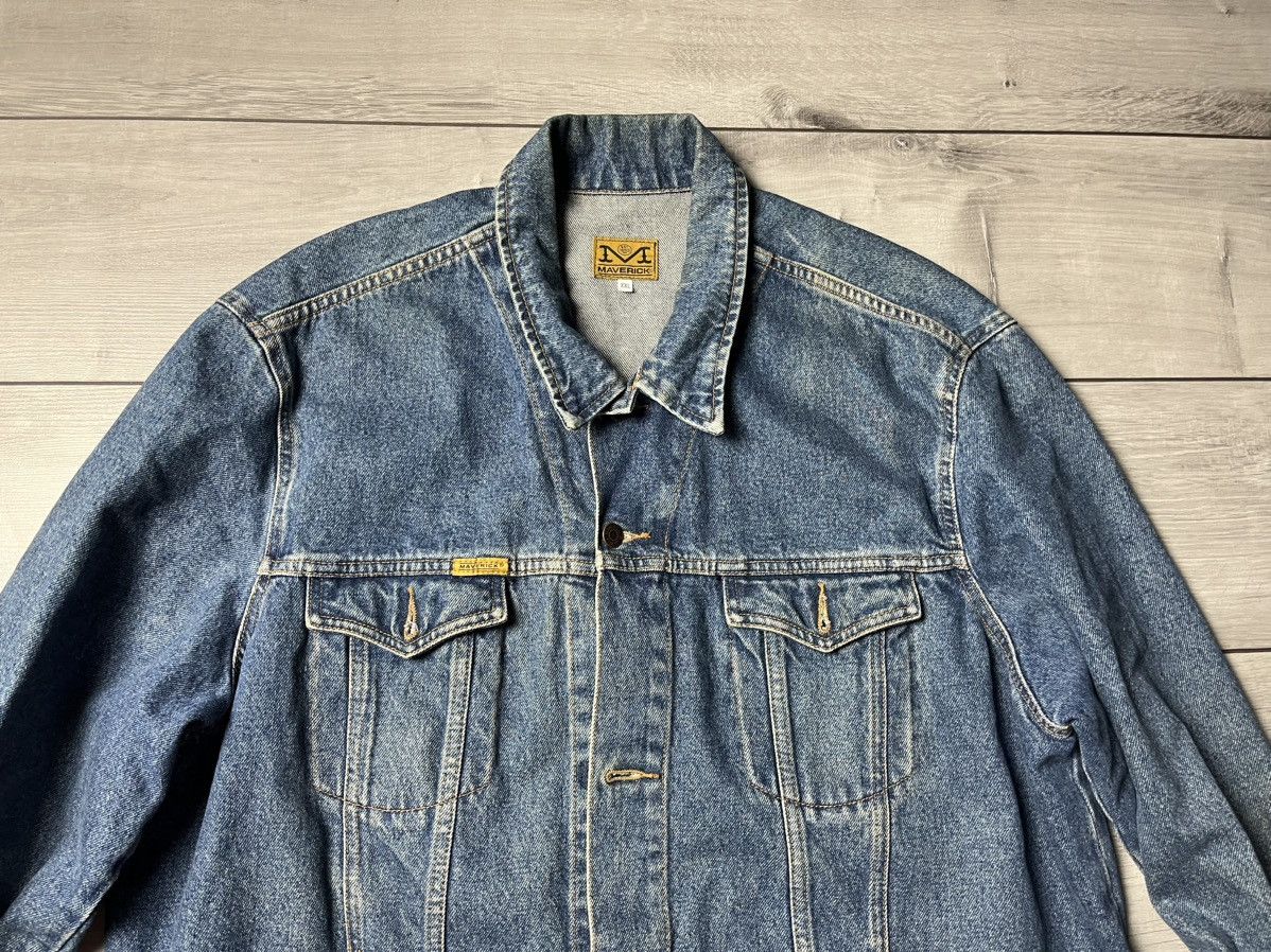 Vintage Vintage Maverick denim jacket size XXLarge Size US XXL / EU 58 / 5 - 3 Thumbnail