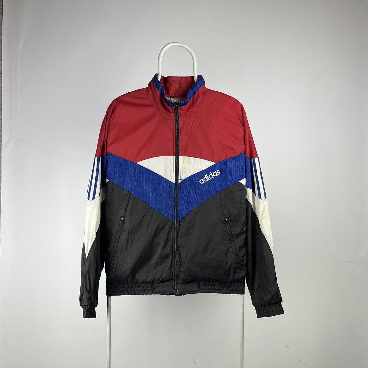 Adidas Vintage adidas track top windbreaker size Medium Size US M / EU 48-50 / 2 - 1 Thumbnail