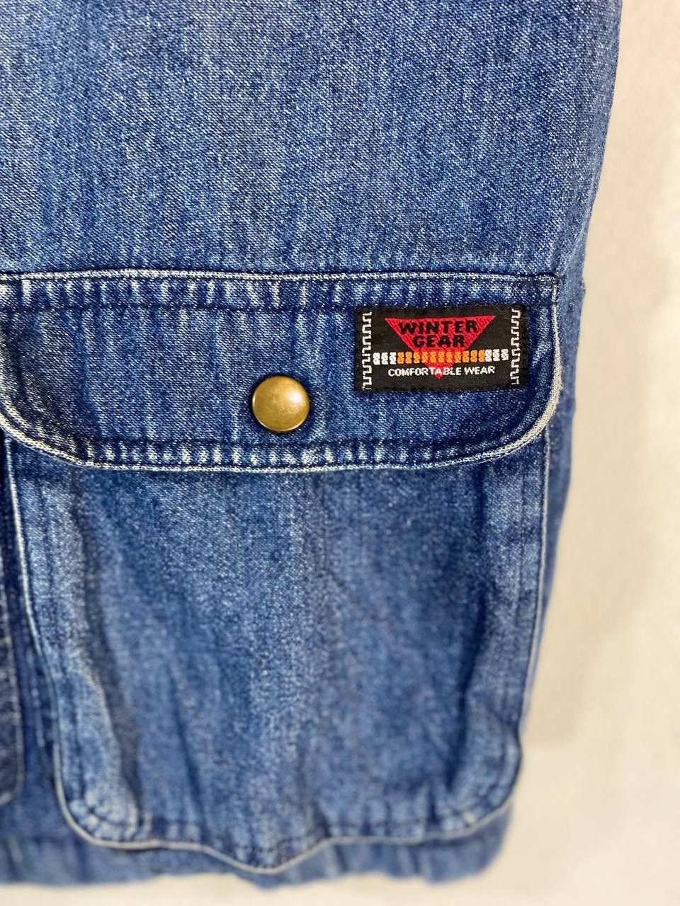 Winter Gear Denim Vest Fleece lining