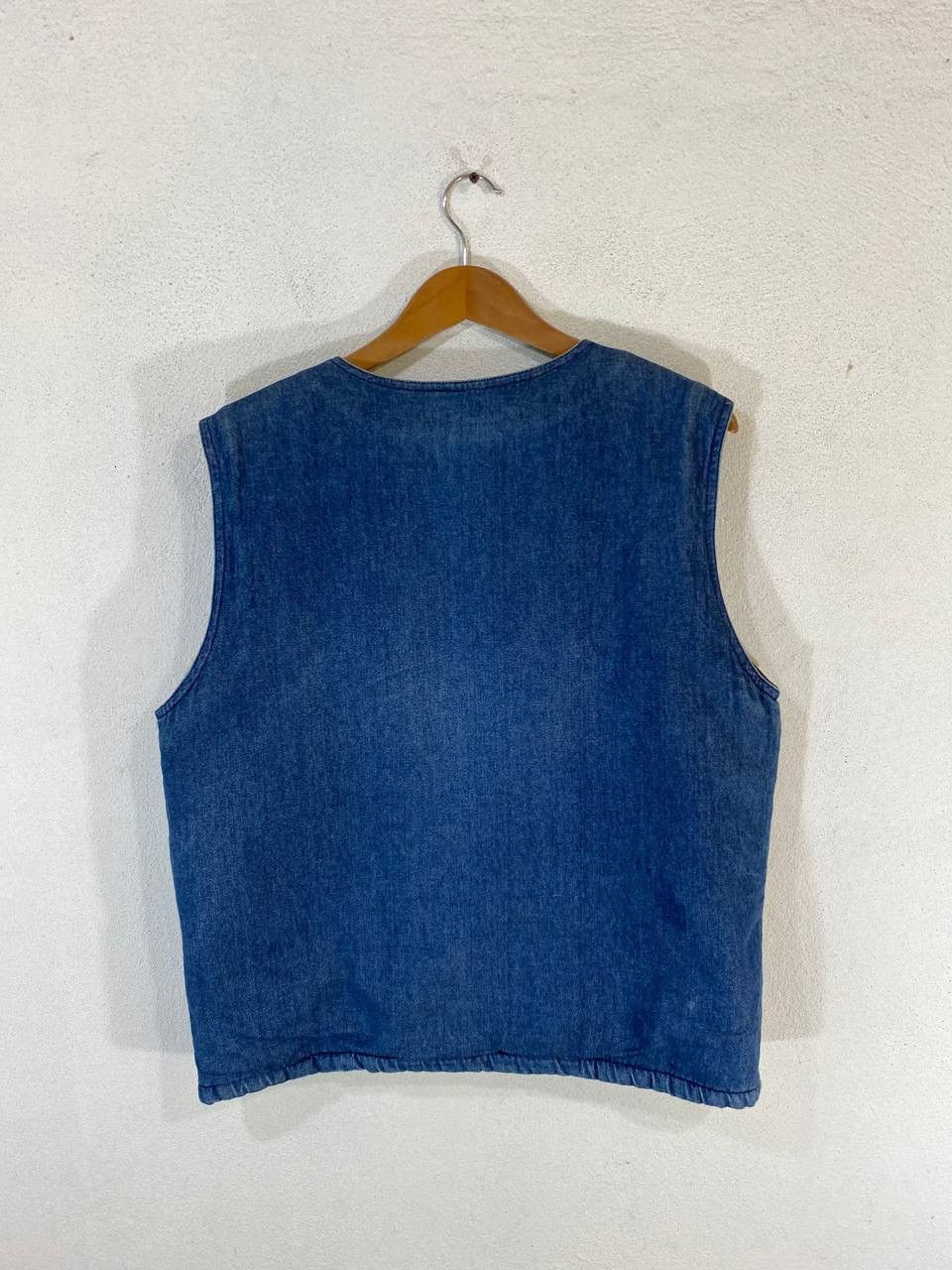 Winter Gear Denim Vest Fleece lining
