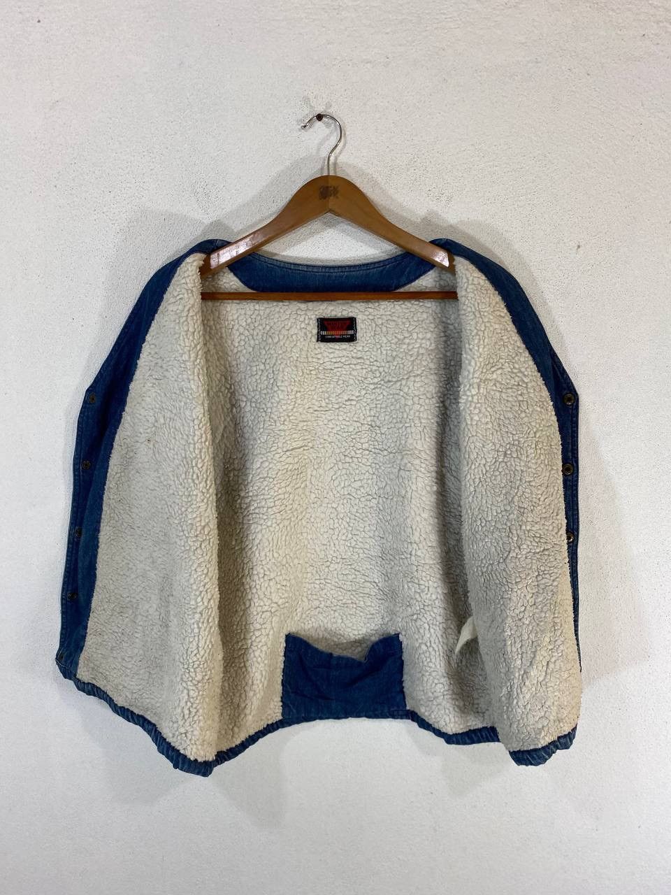 Winter Gear Denim Vest Fleece lining